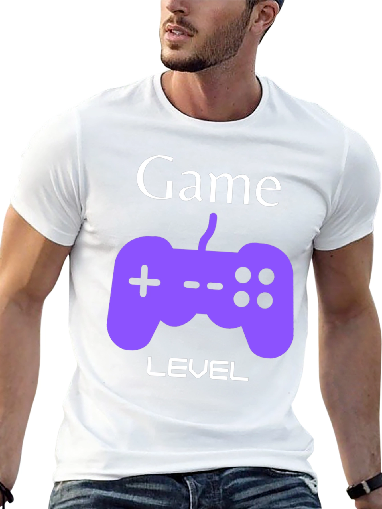 Game Level Black Graphic Tee