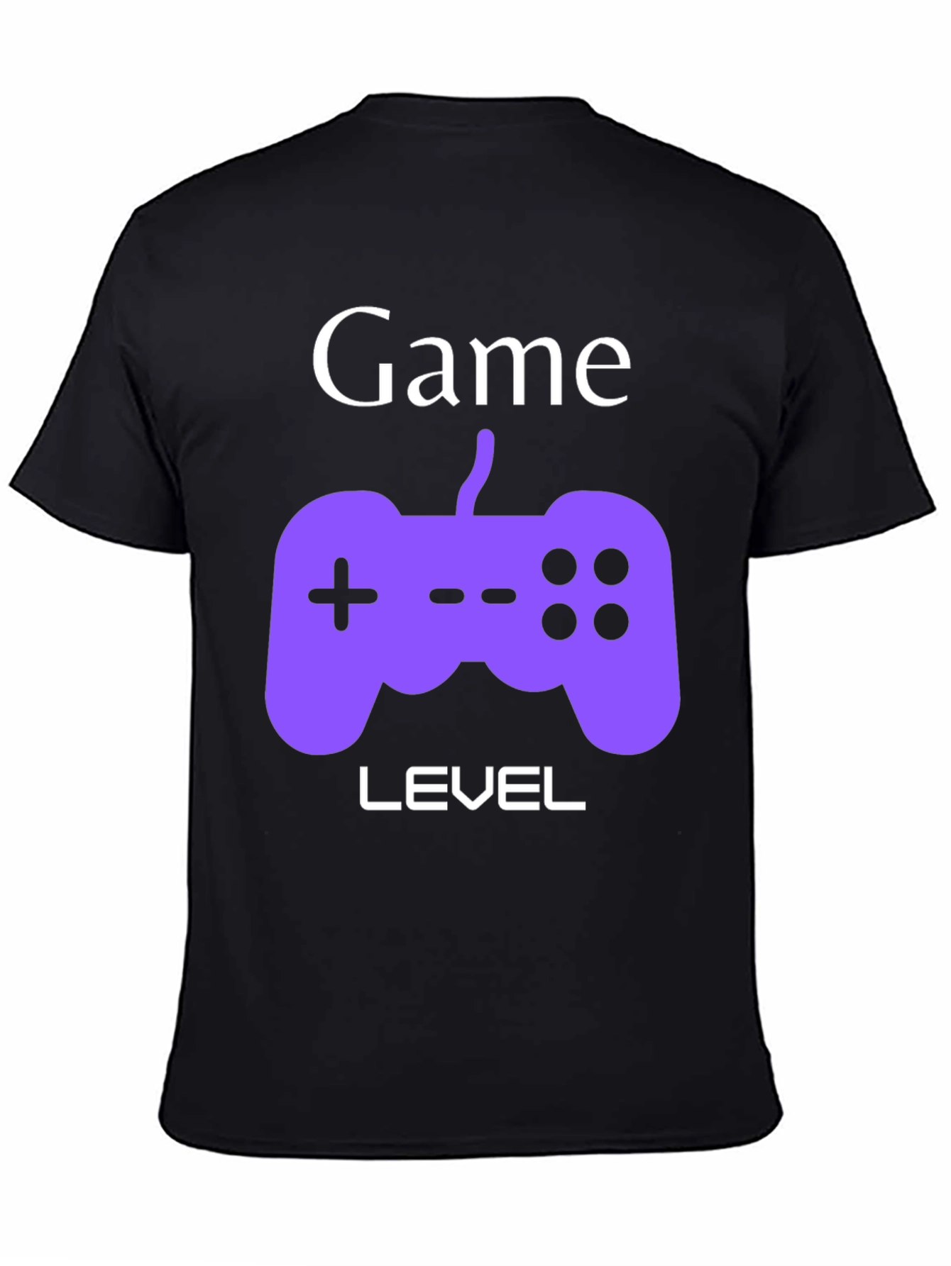 Game Level Black Graphic Tee