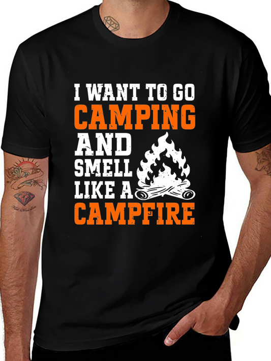 Camping Campfire Graphic Tee