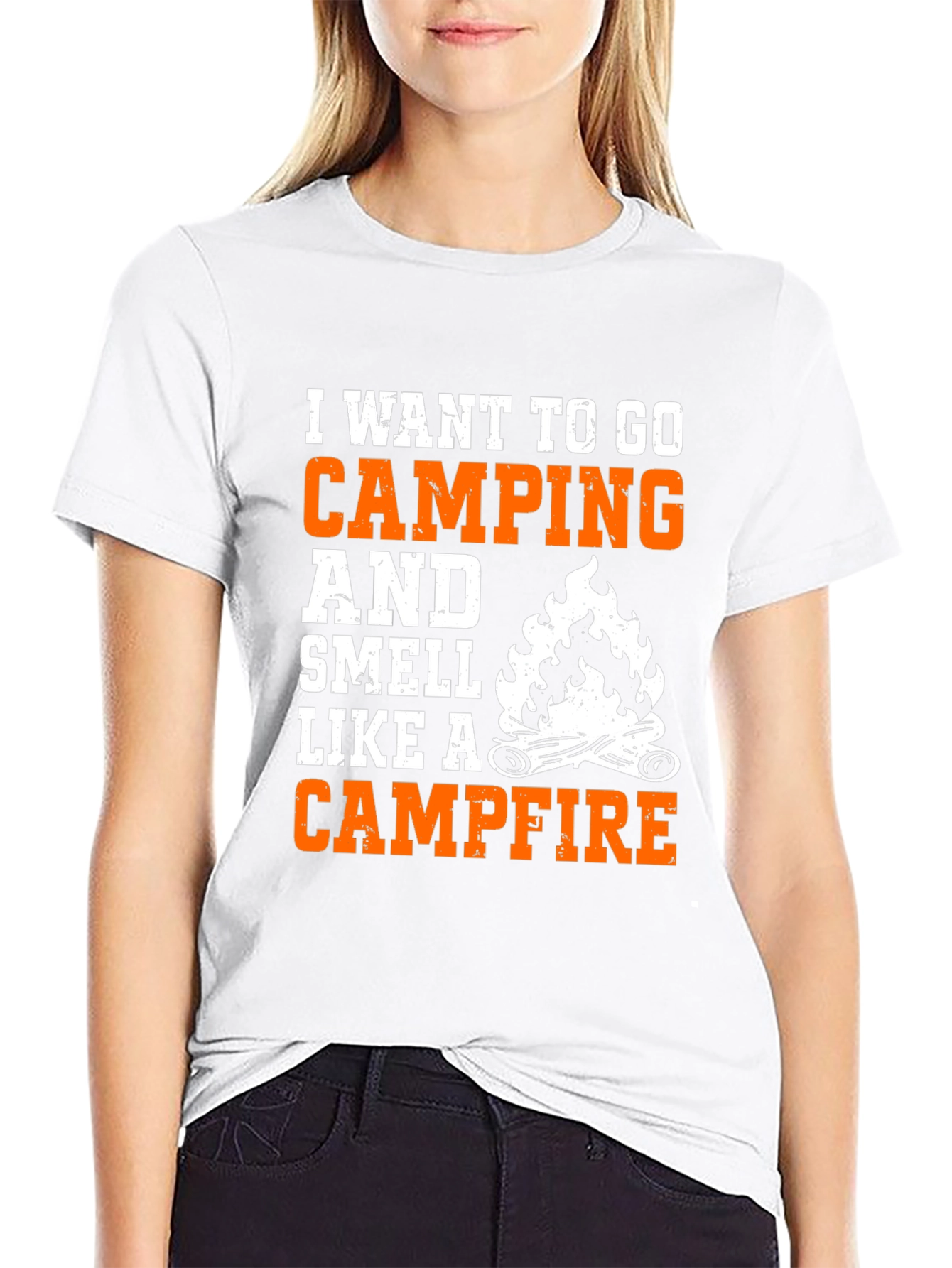 Camping Campfire Graphic Tee