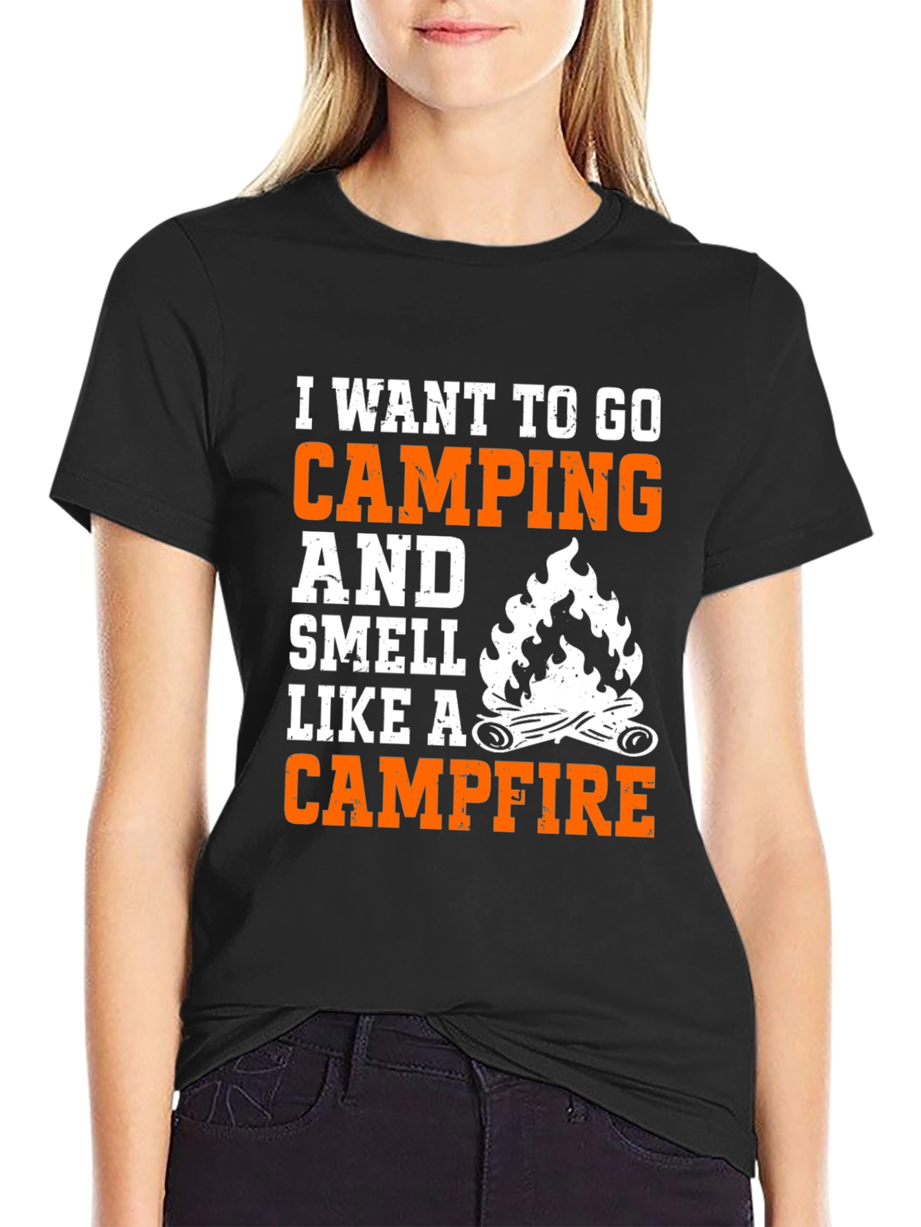 Camping Campfire Graphic Tee