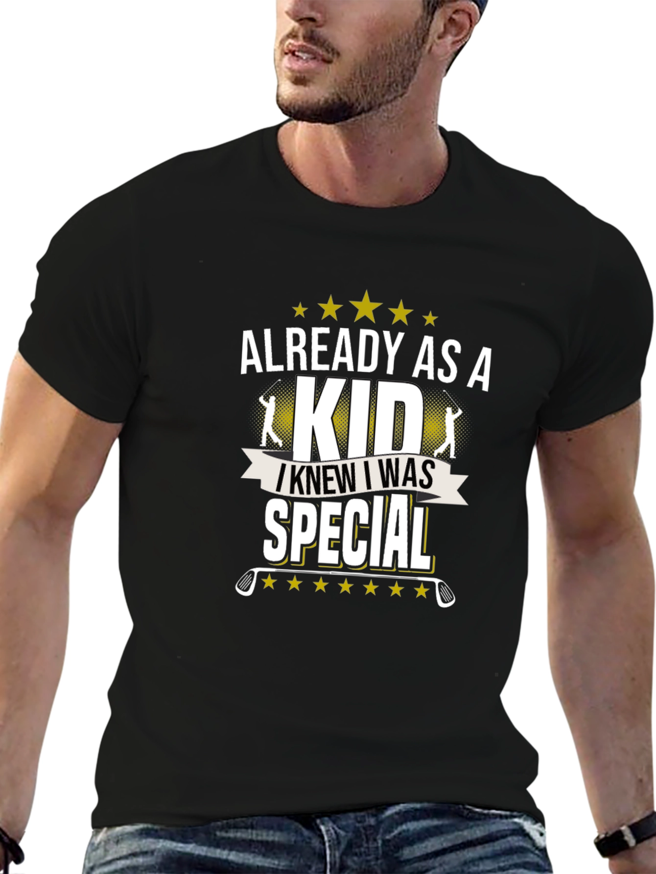 Funny Golfing T-Shirt: Already As A Kid Special Tee