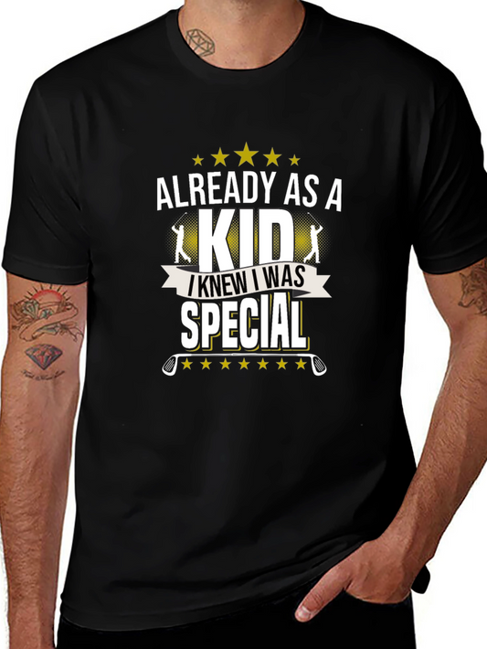 Funny Golfing T-Shirt: Already As A Kid Special Tee