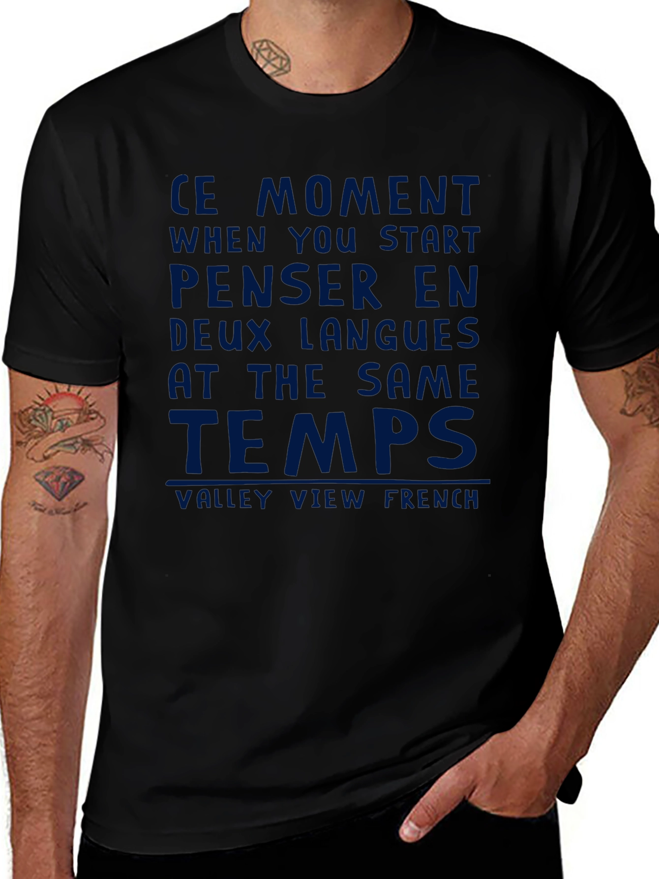 Bilingual T-Shirt - Penser En Deux Langues