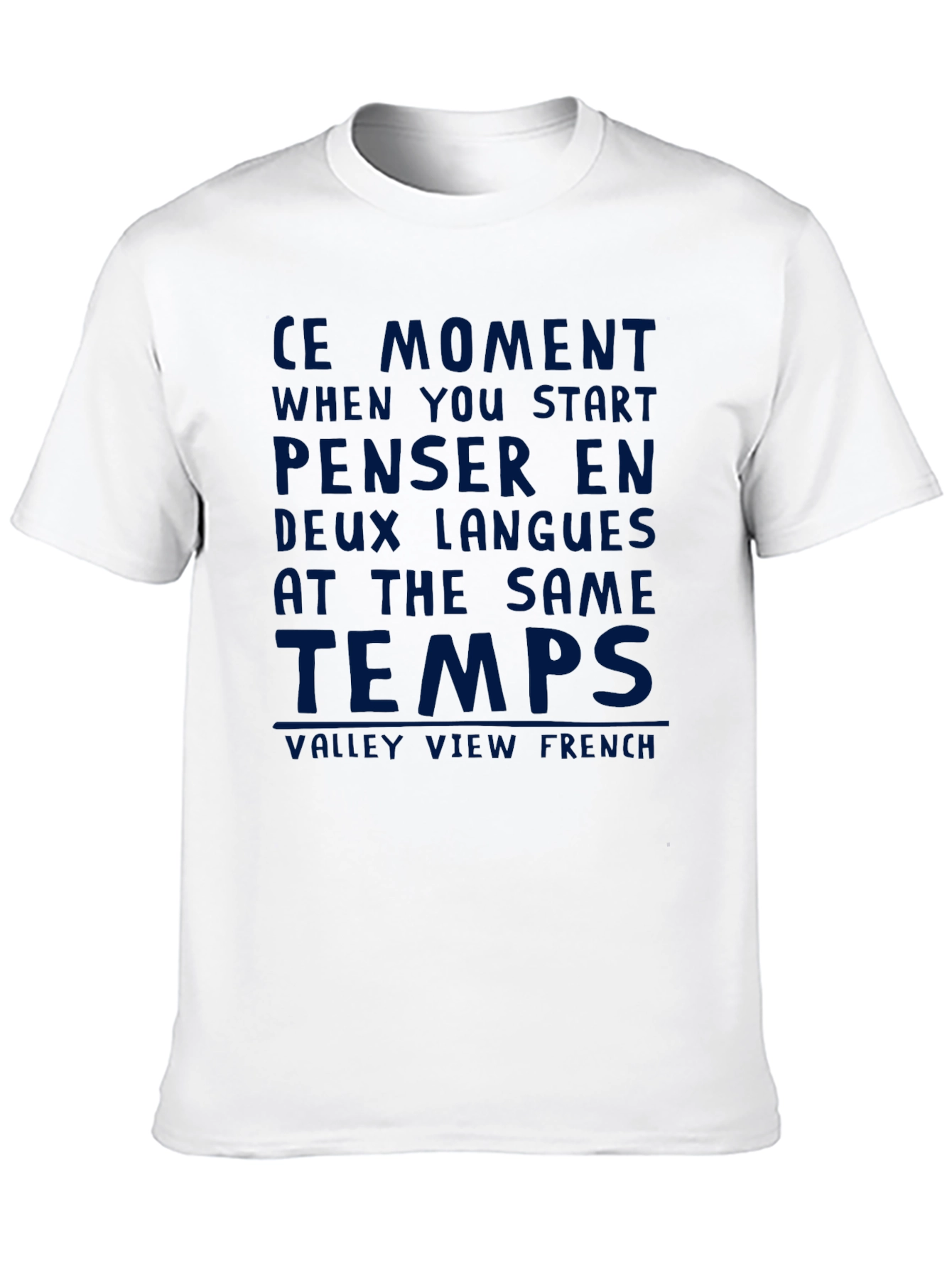 Bilingual T-Shirt - Penser En Deux Langues