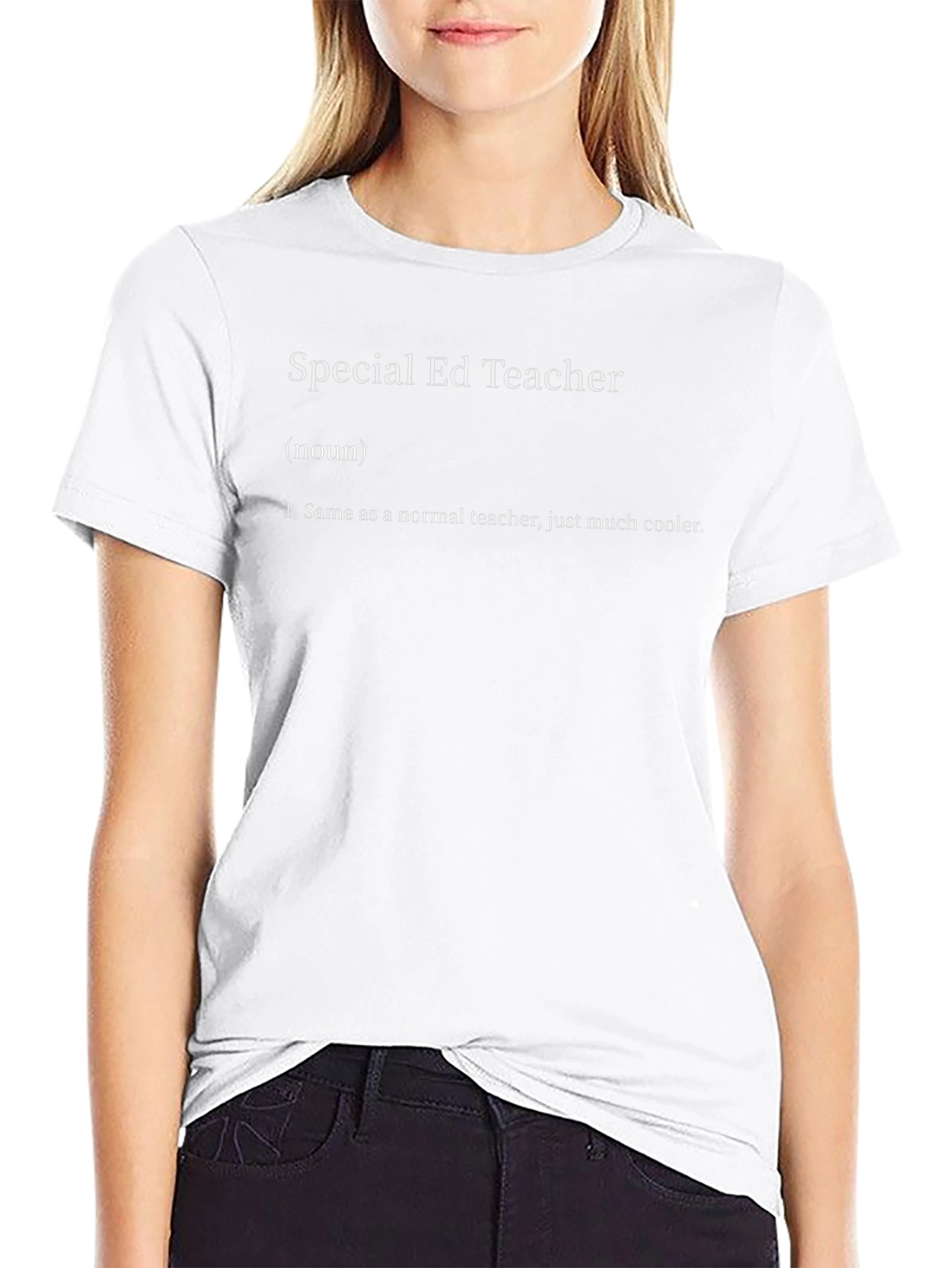 Special Ed Teacher Definition Black T-Shirt