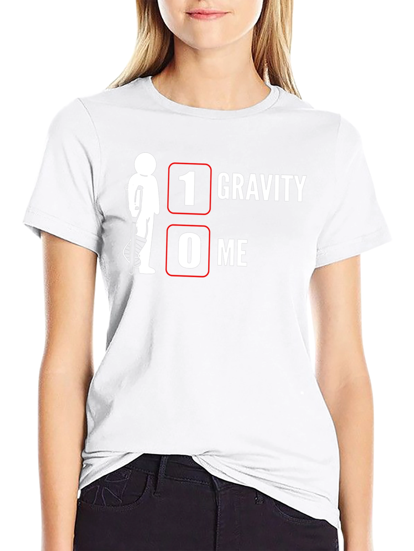 1 Gravity 0 Me Funny Injury T-Shirt