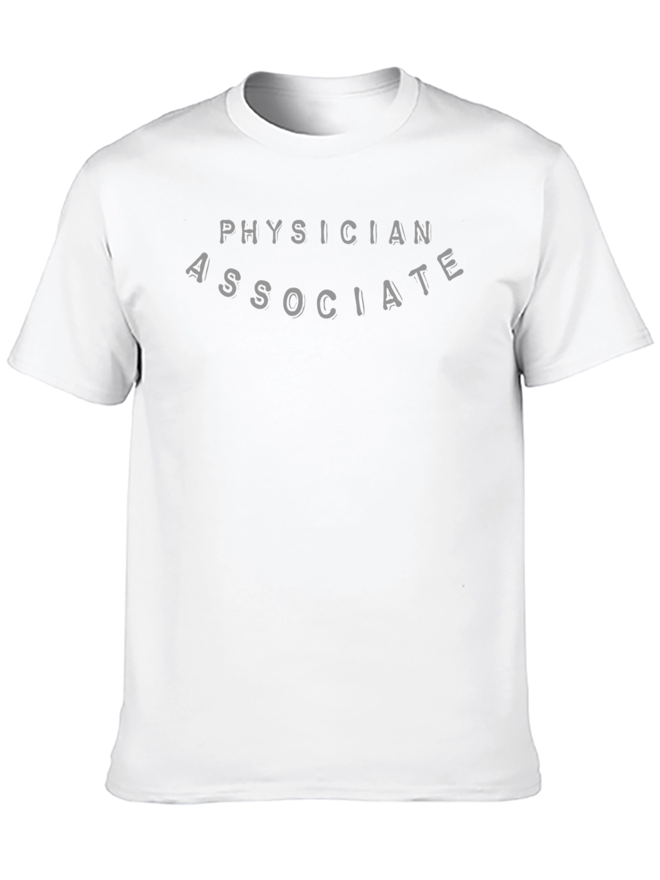 Physician Associate Black Crewneck T-Shirt