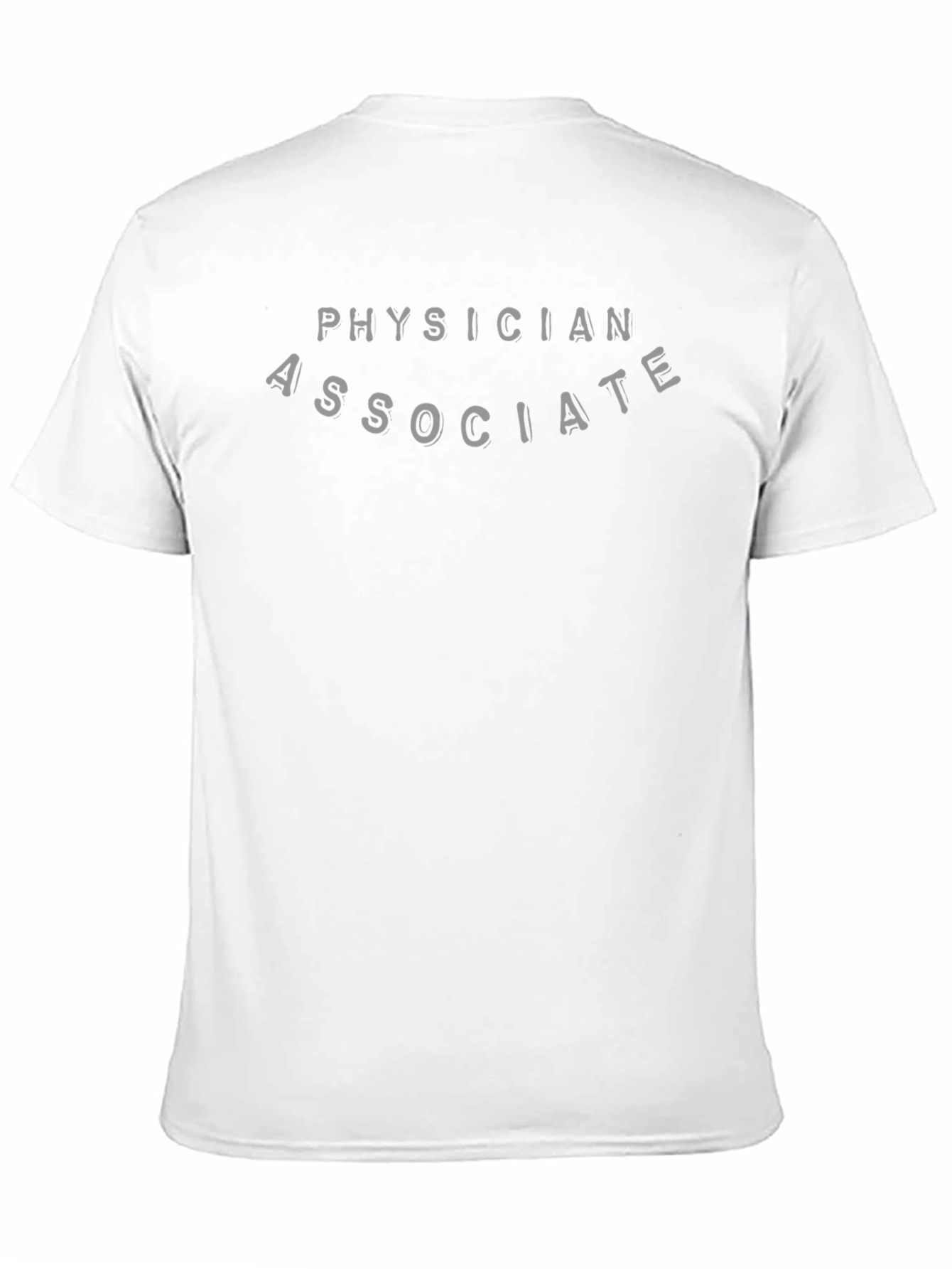 Physician Associate Black Crewneck T-Shirt