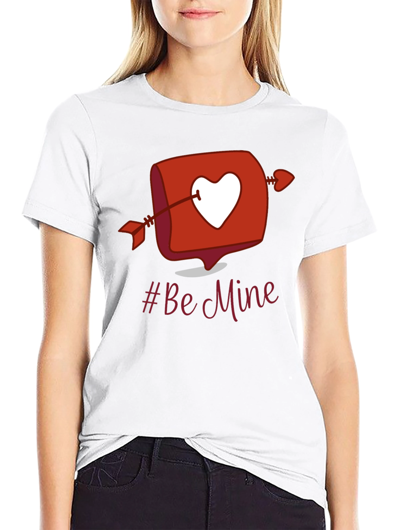 Be Mine Valentines Day Graphic Tee