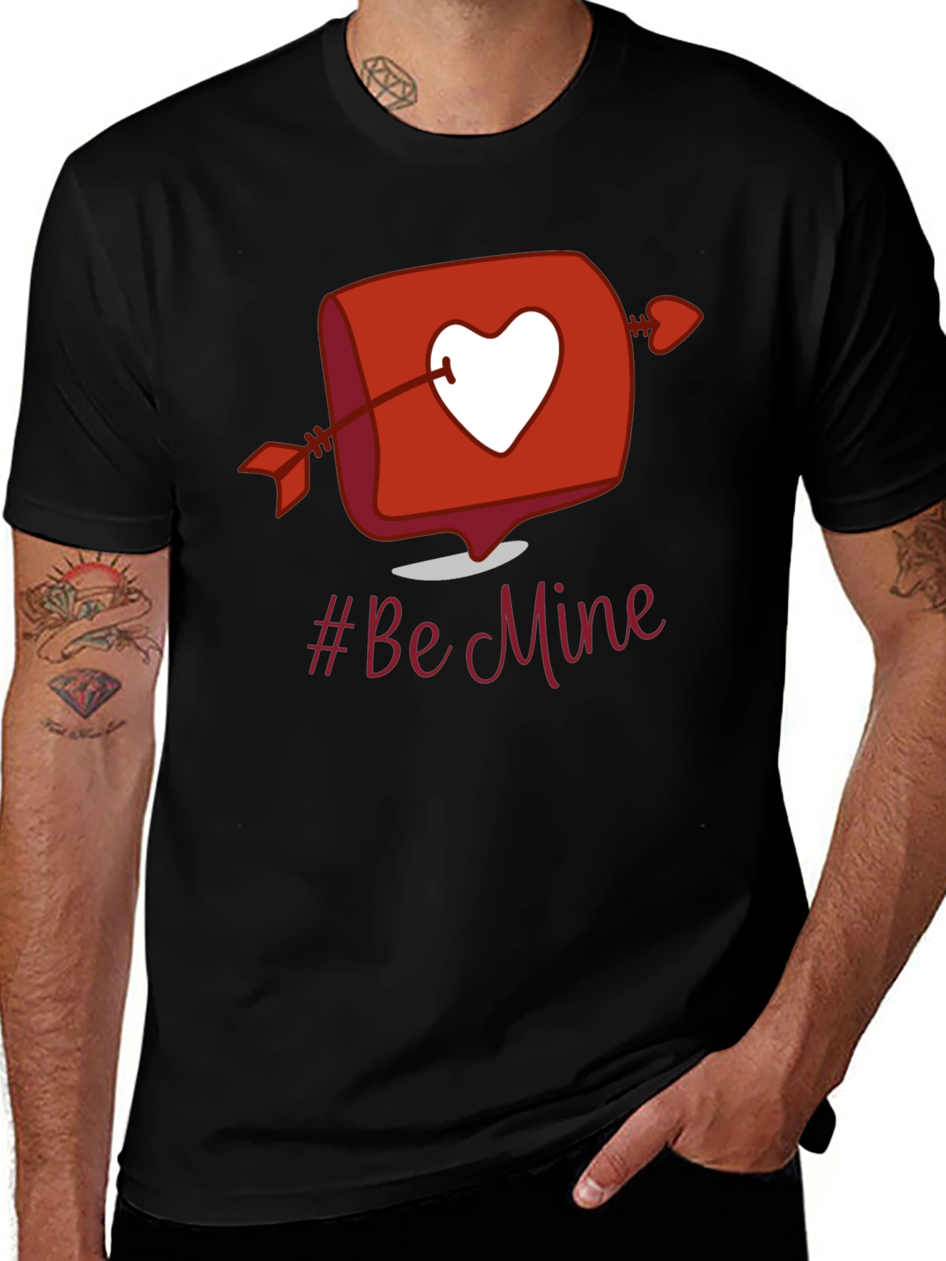 Be Mine Valentines Day Graphic Tee