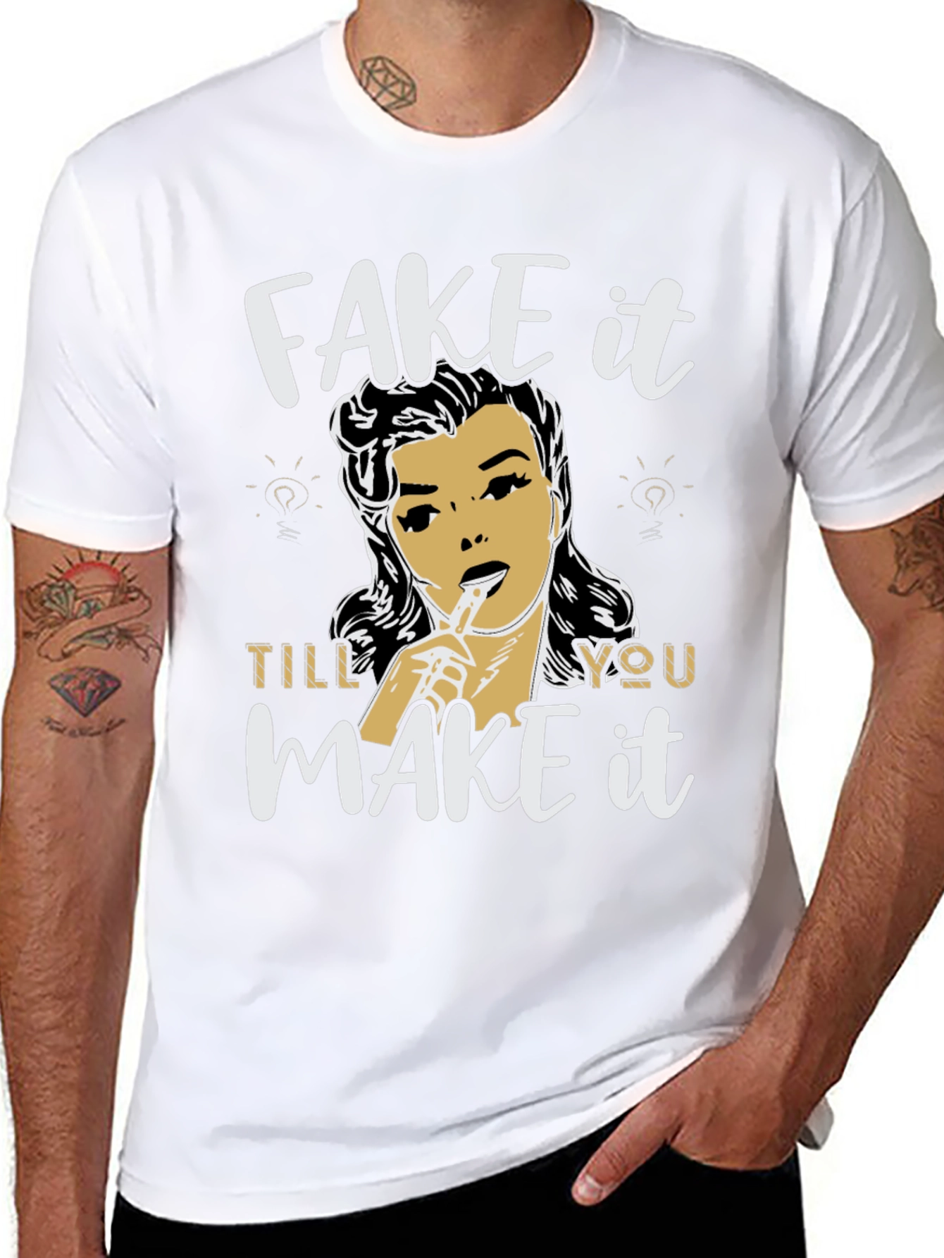 Fake It Till You Make It Graphic Tee