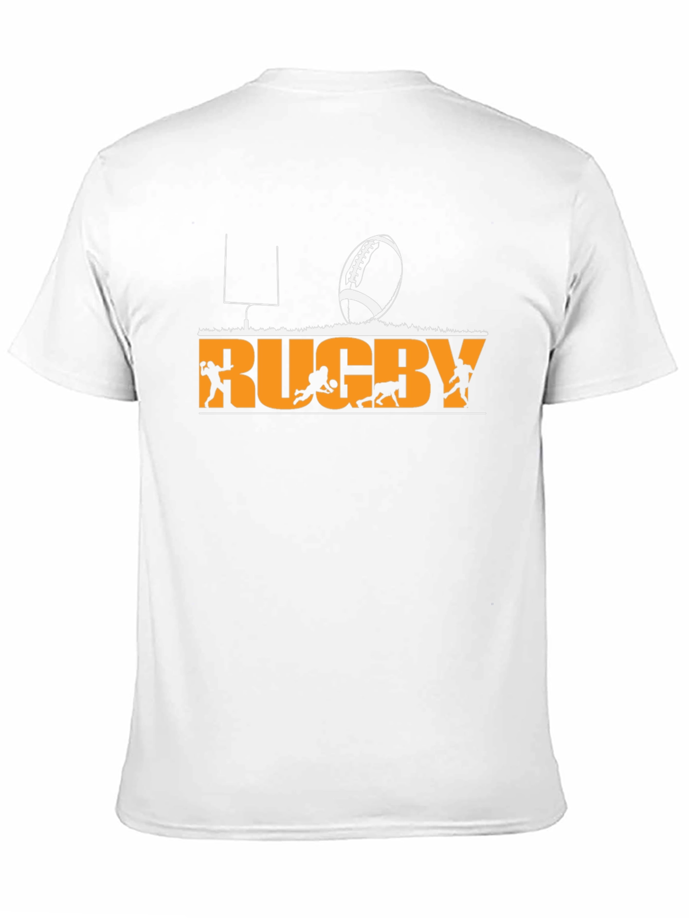 Rugby Graphic T-Shirt - Black