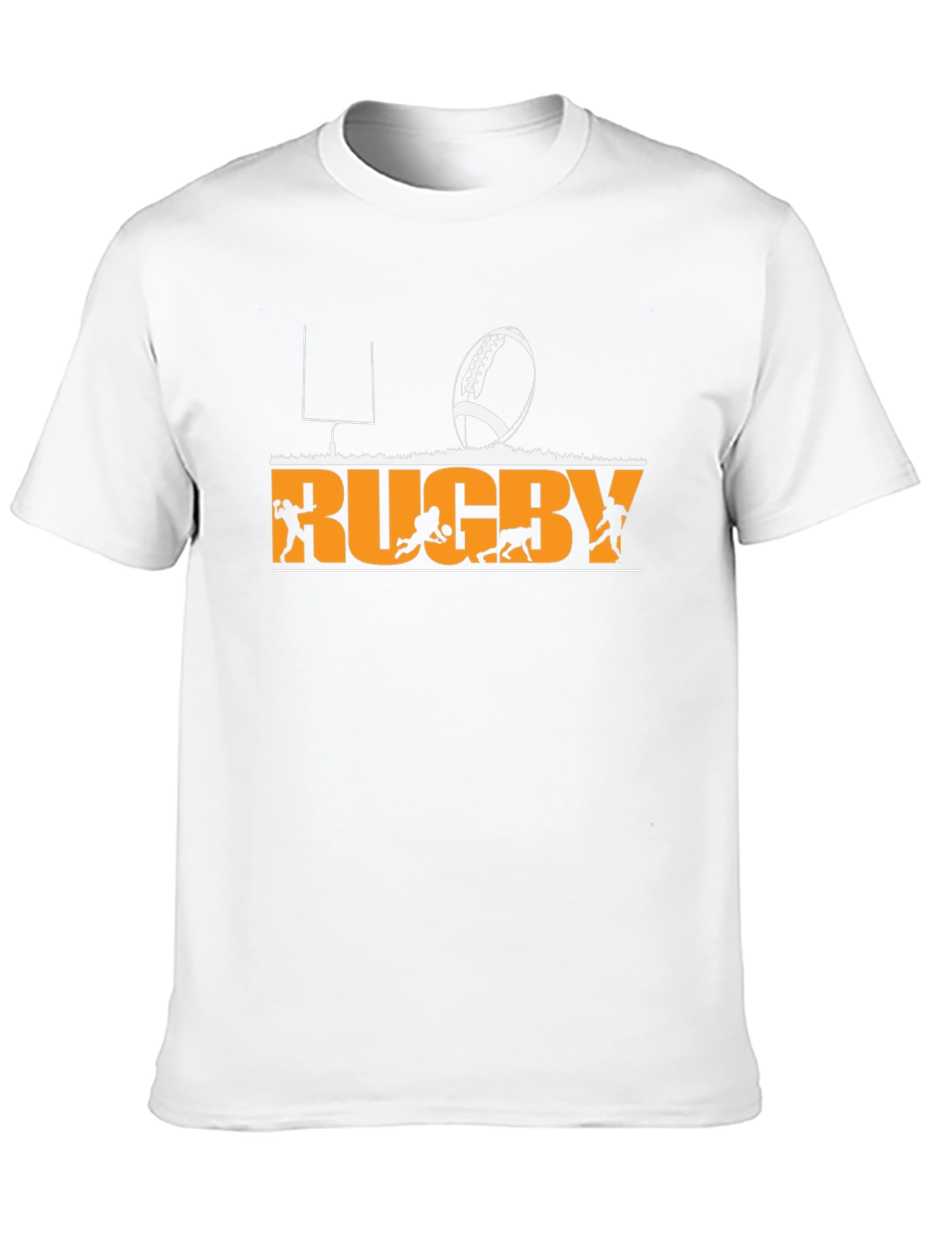 Rugby Graphic T-Shirt - Black