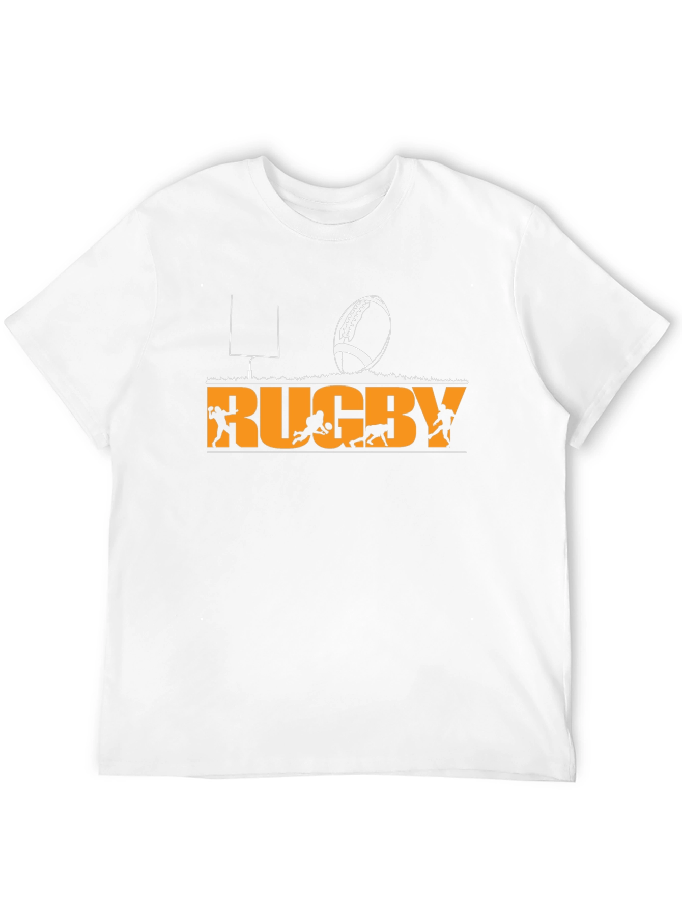 Rugby Graphic T-Shirt - Black