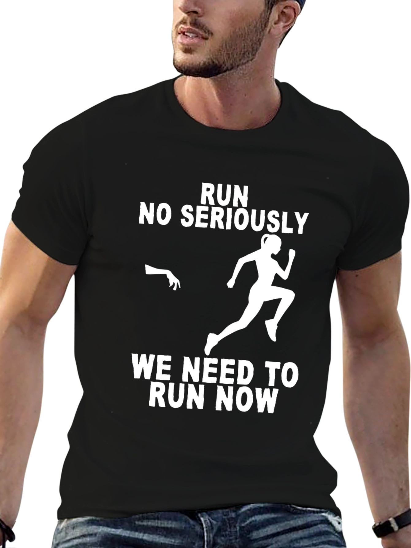 Run No Seriously Graphic Tee