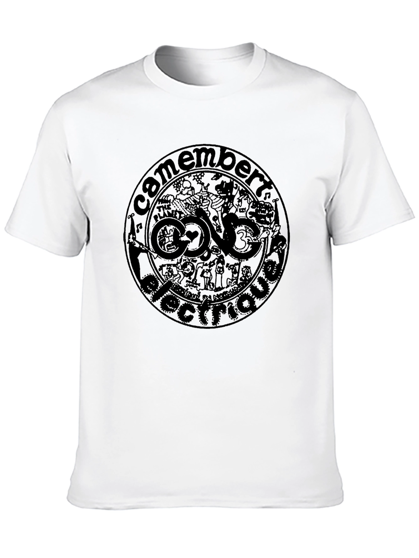 Camembert Electrique Black Graphic Tee