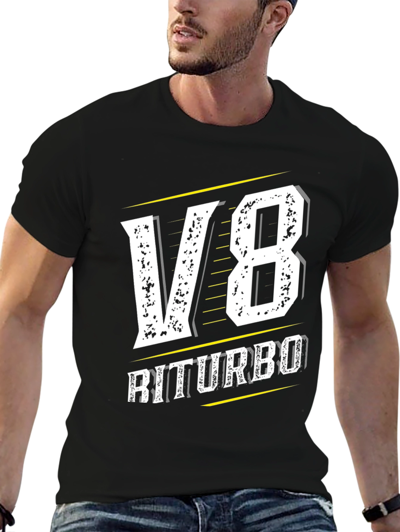 V8 BiTurbo Graphic Tee - Automotive Enthusiast T-Shirt