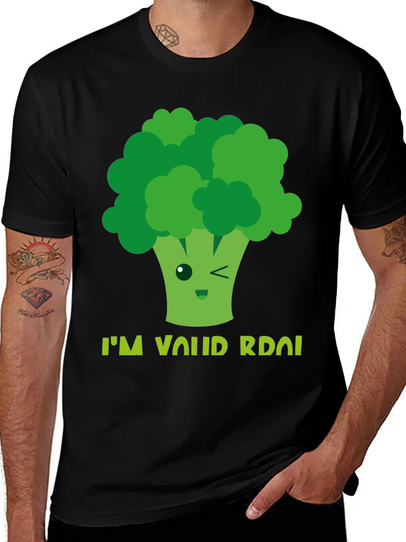 Funny Broccoli Pun T-Shirt - Im Valid Broccoli