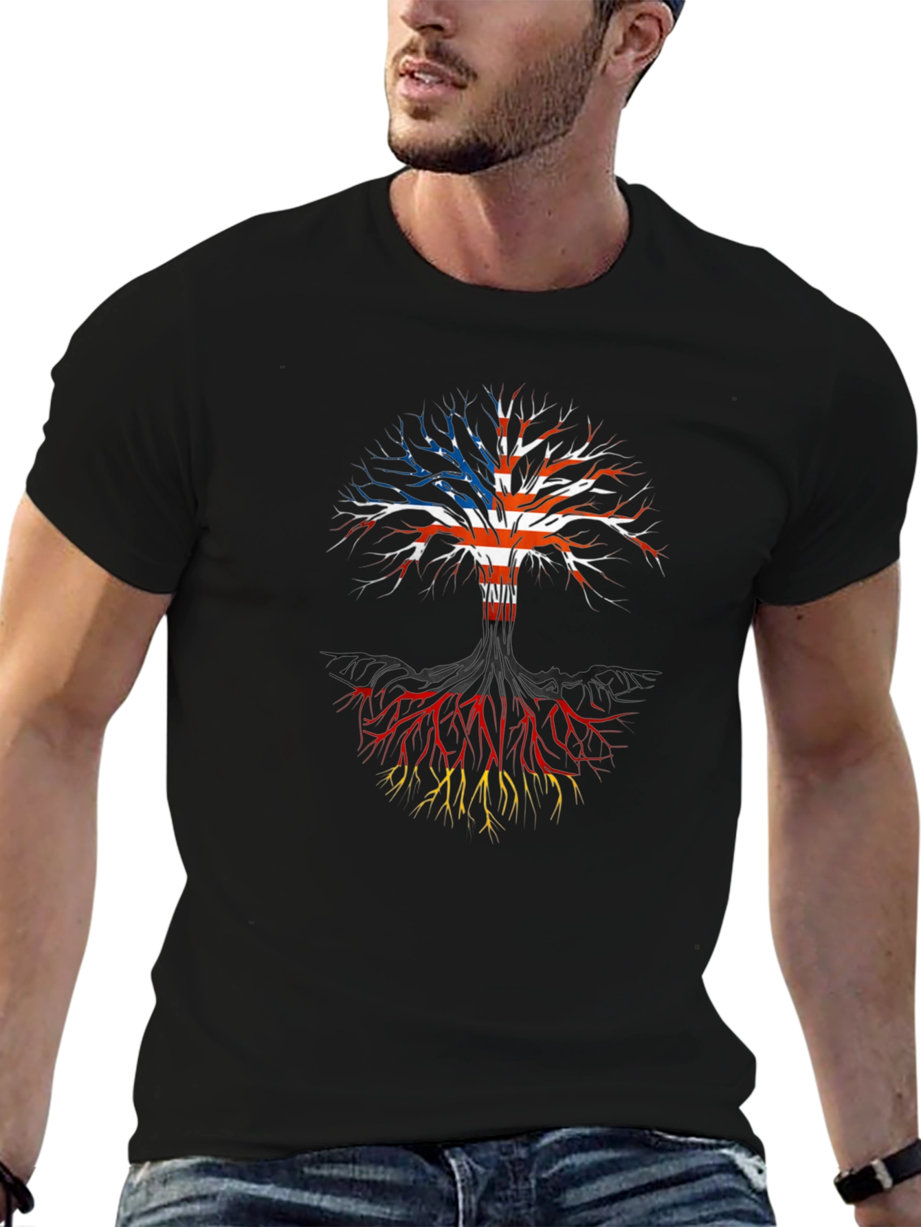 USA and Germany Roots T-Shirt