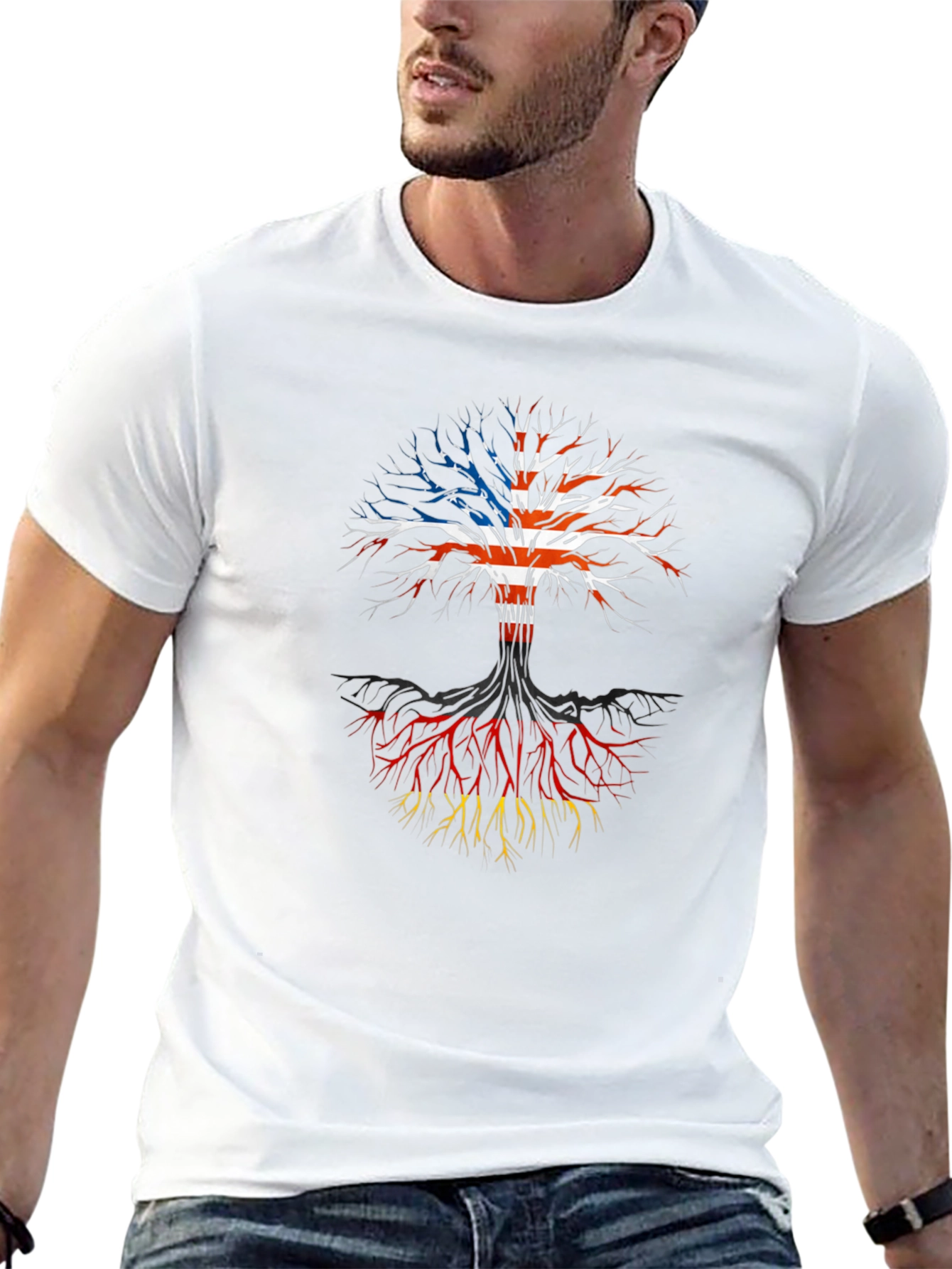 USA and Germany Roots T-Shirt