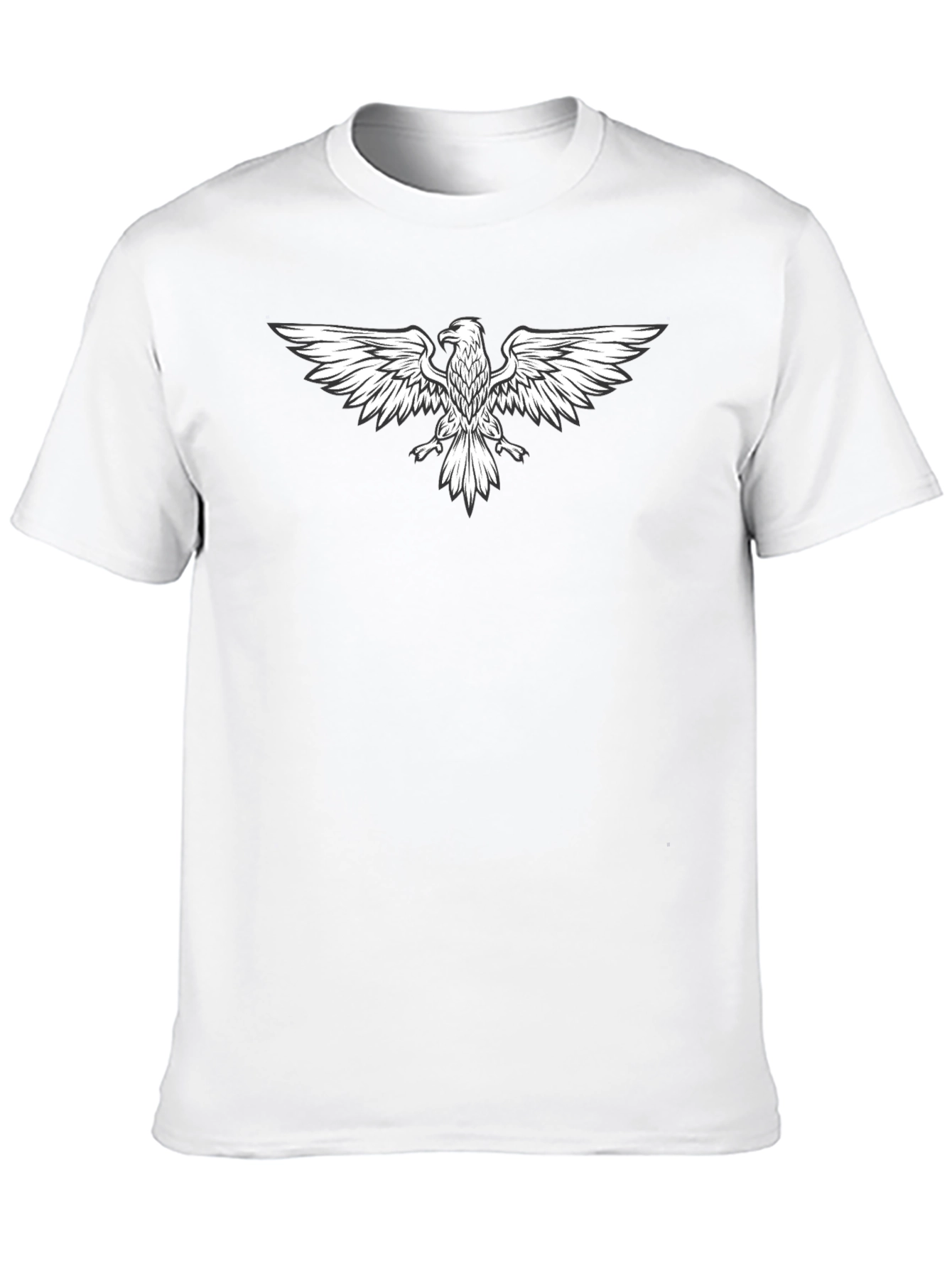 Black Eagle Graphic Tee - Mens Short Sleeve