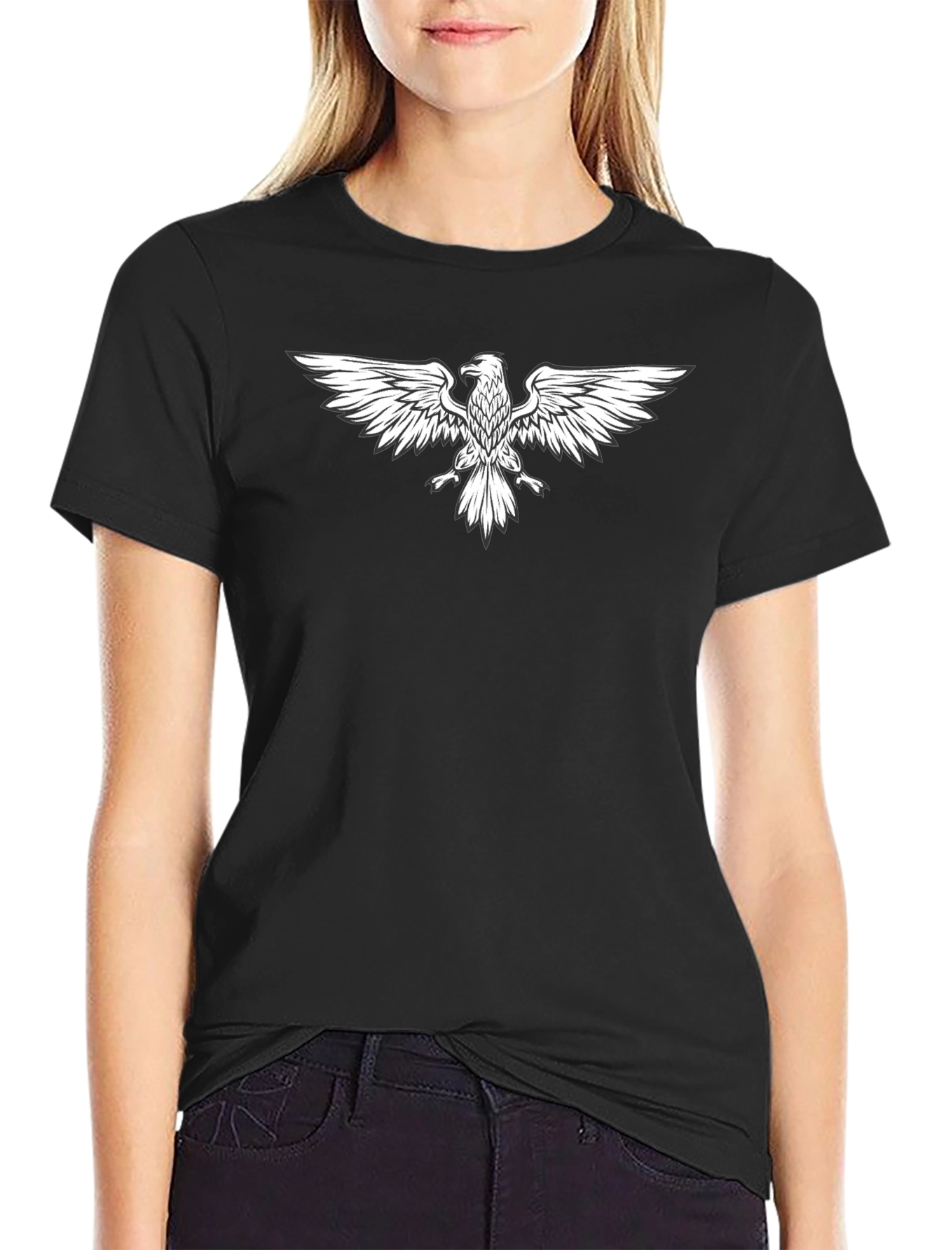 Black Eagle Graphic Tee - Mens Short Sleeve