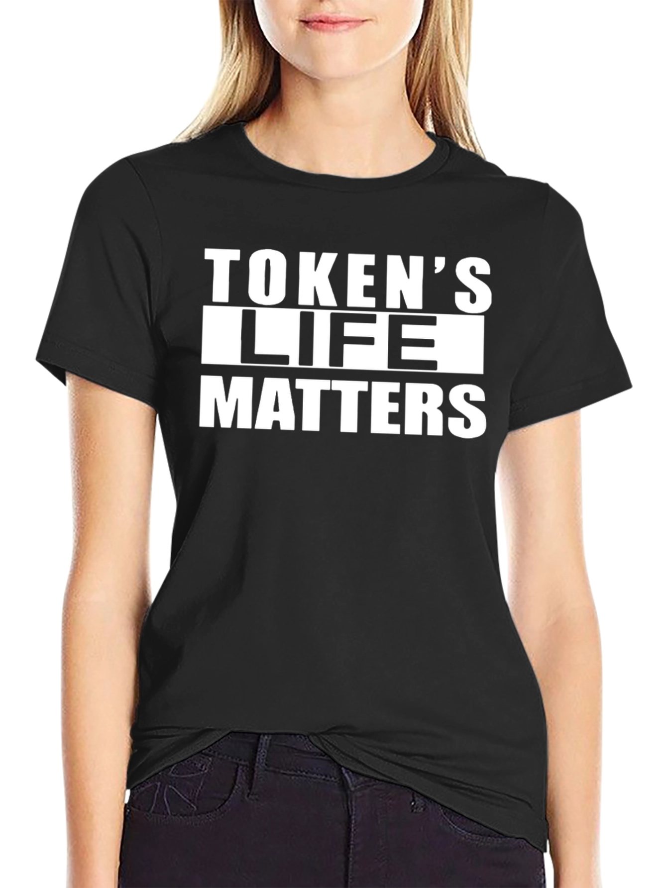 Tokens Life Matters Black T-Shirt