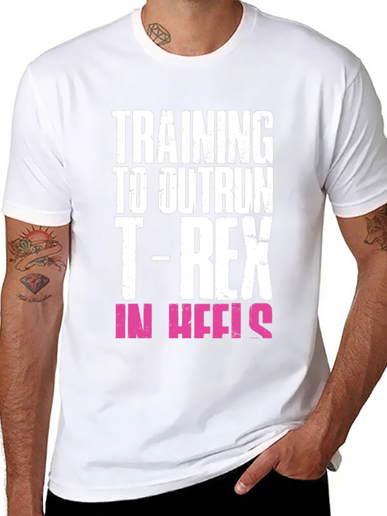Training to Outrun T-Rex T-Shirt