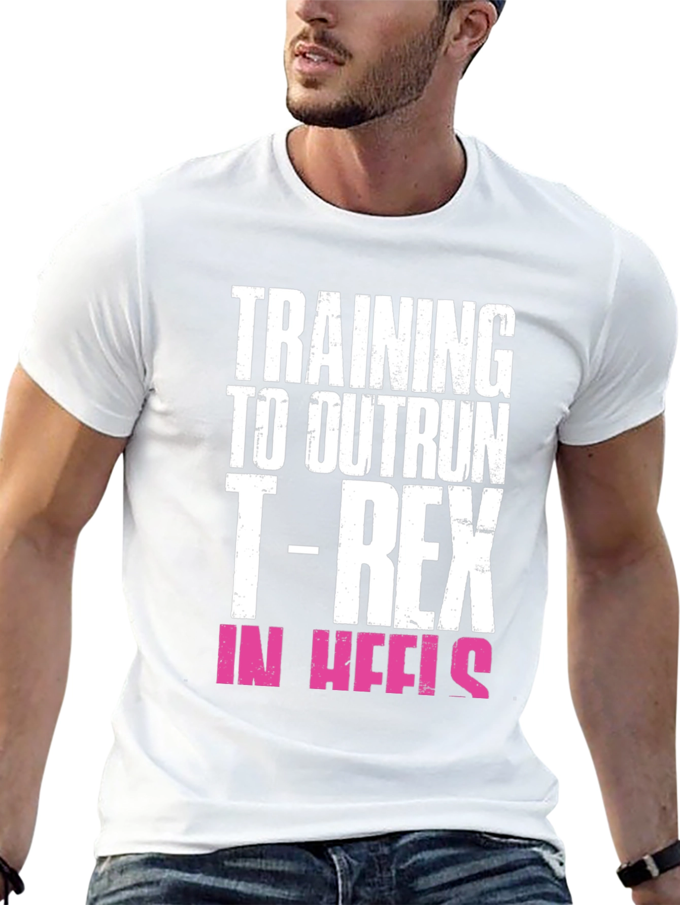 Training to Outrun T-Rex T-Shirt
