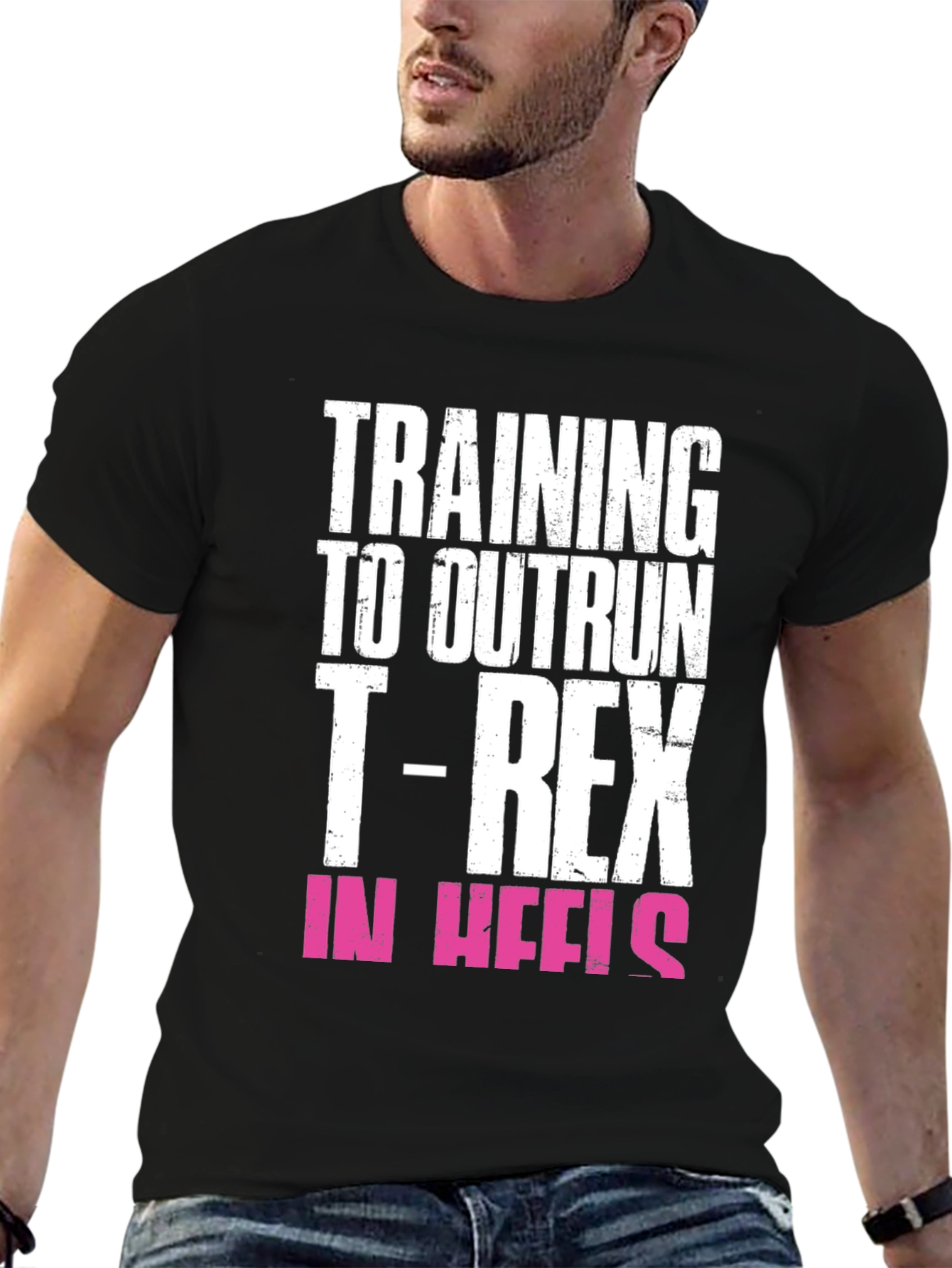 Training to Outrun T-Rex T-Shirt
