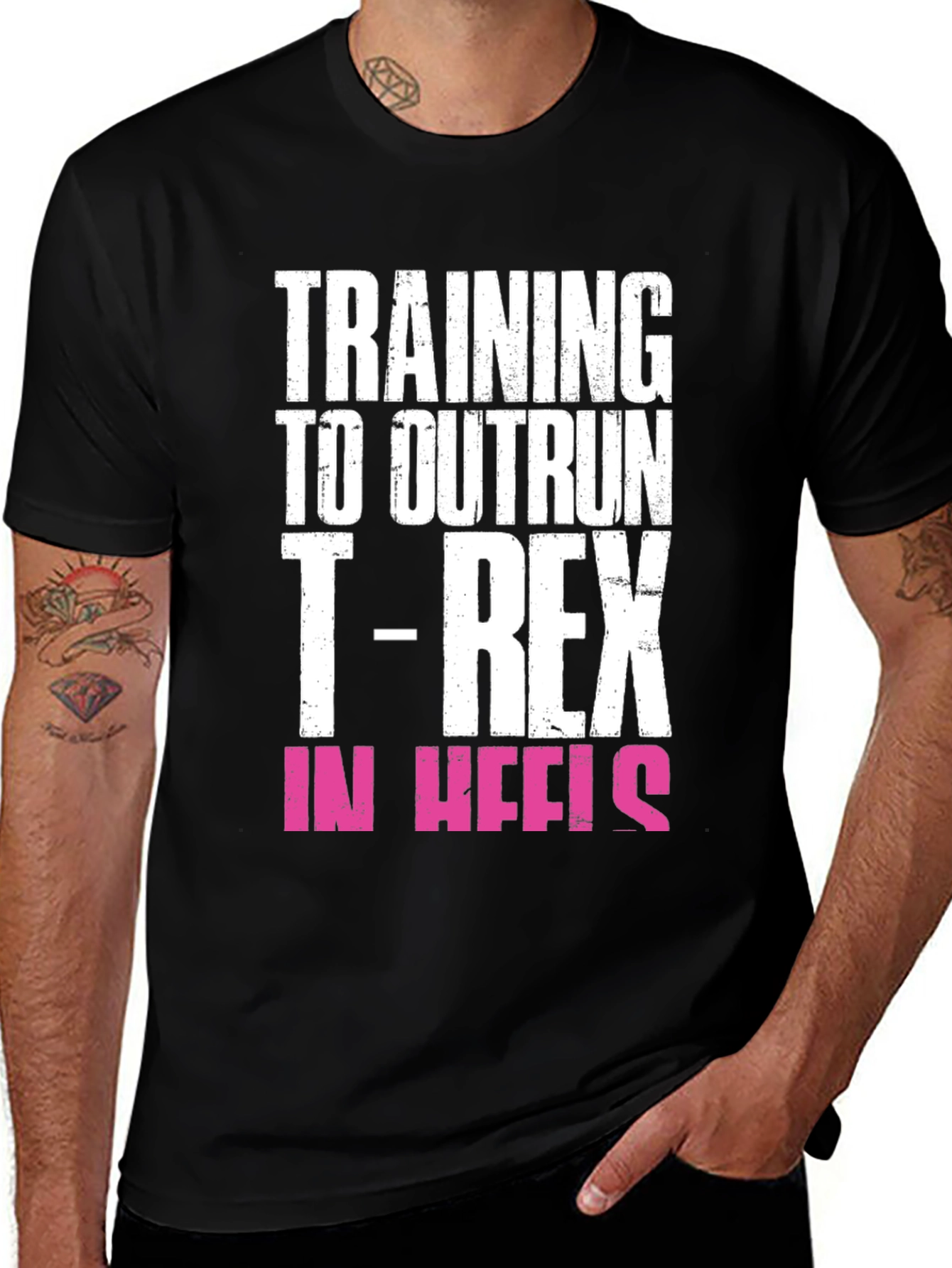 Training to Outrun T-Rex T-Shirt