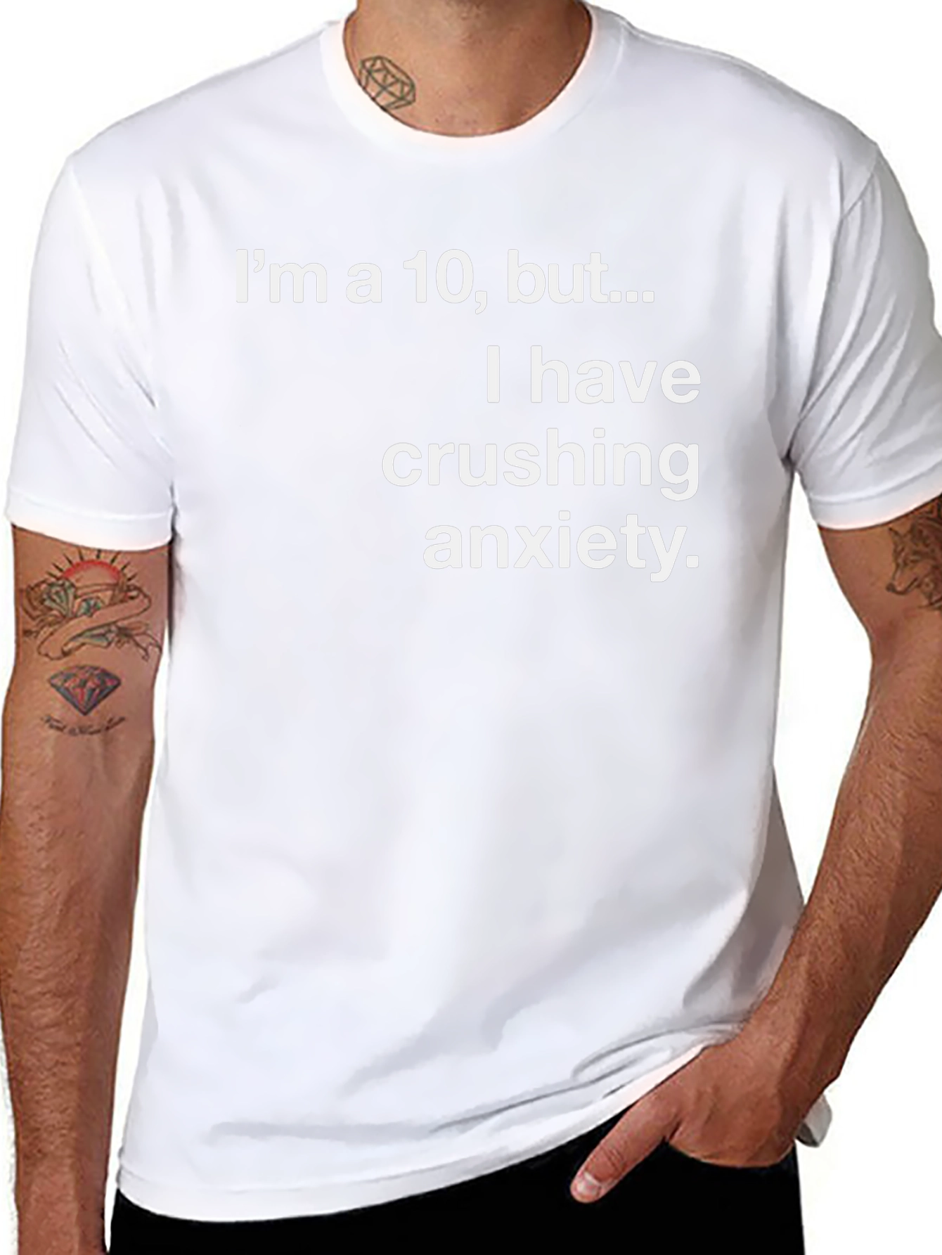 Anxiety Humor Graphic T-Shirt