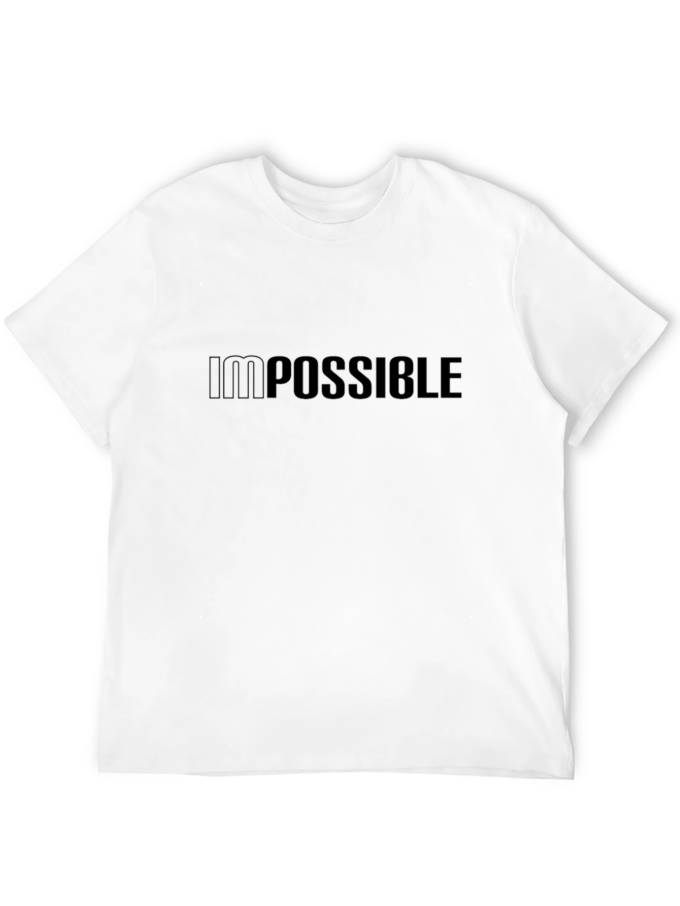 Impossible Mens Black T-Shirt