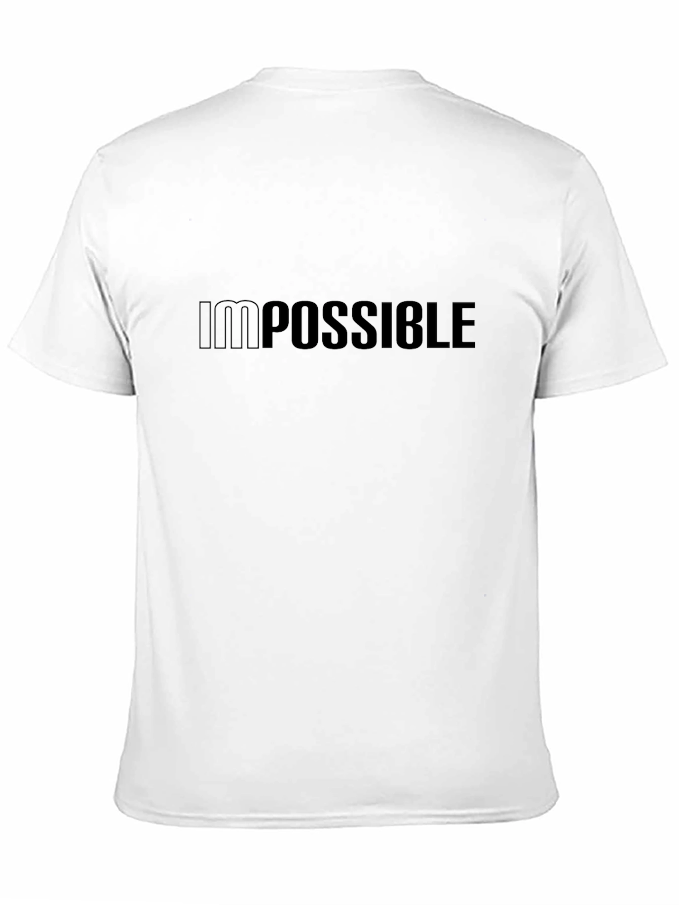 Impossible Mens Black T-Shirt