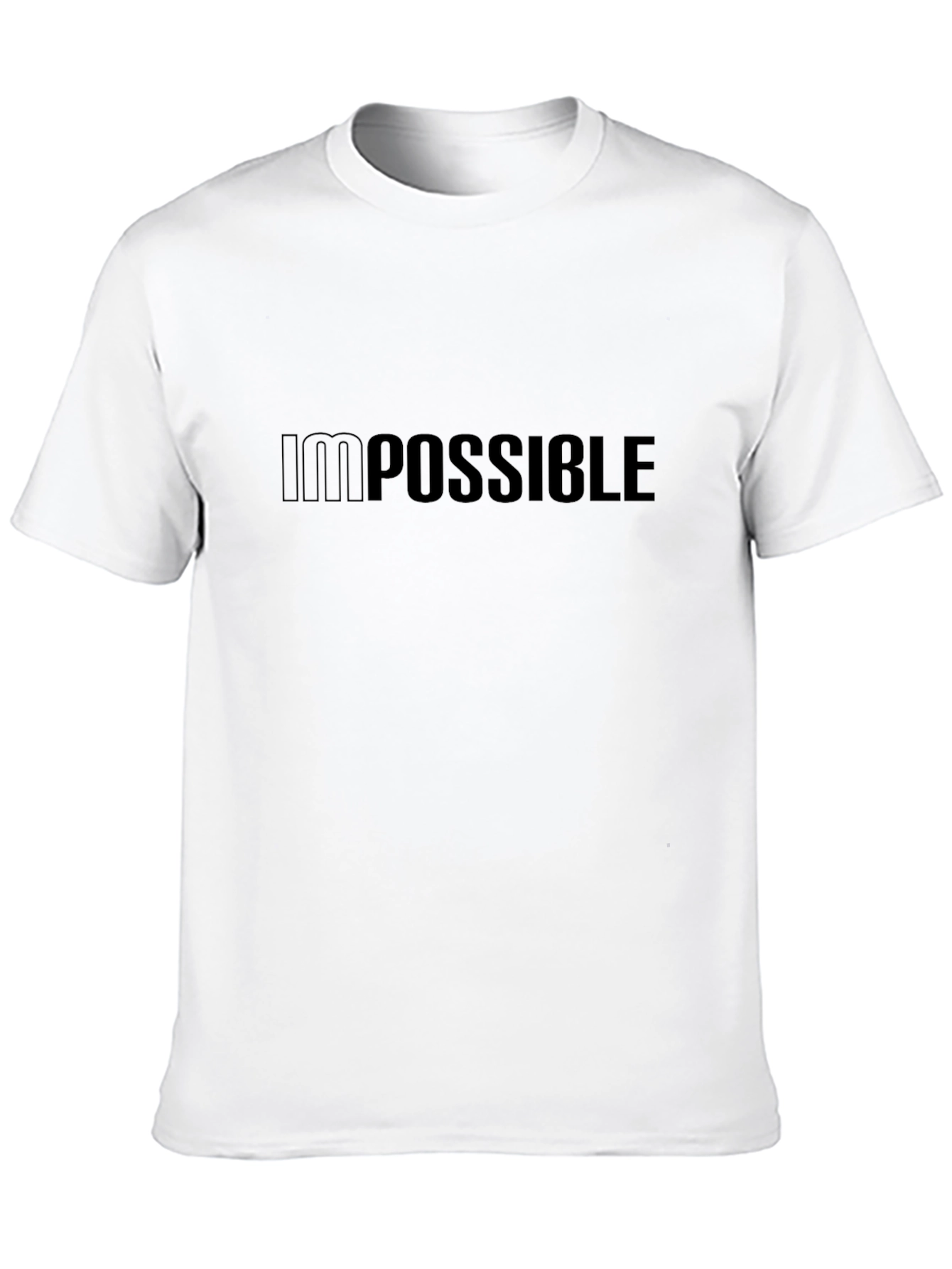 Impossible Mens Black T-Shirt