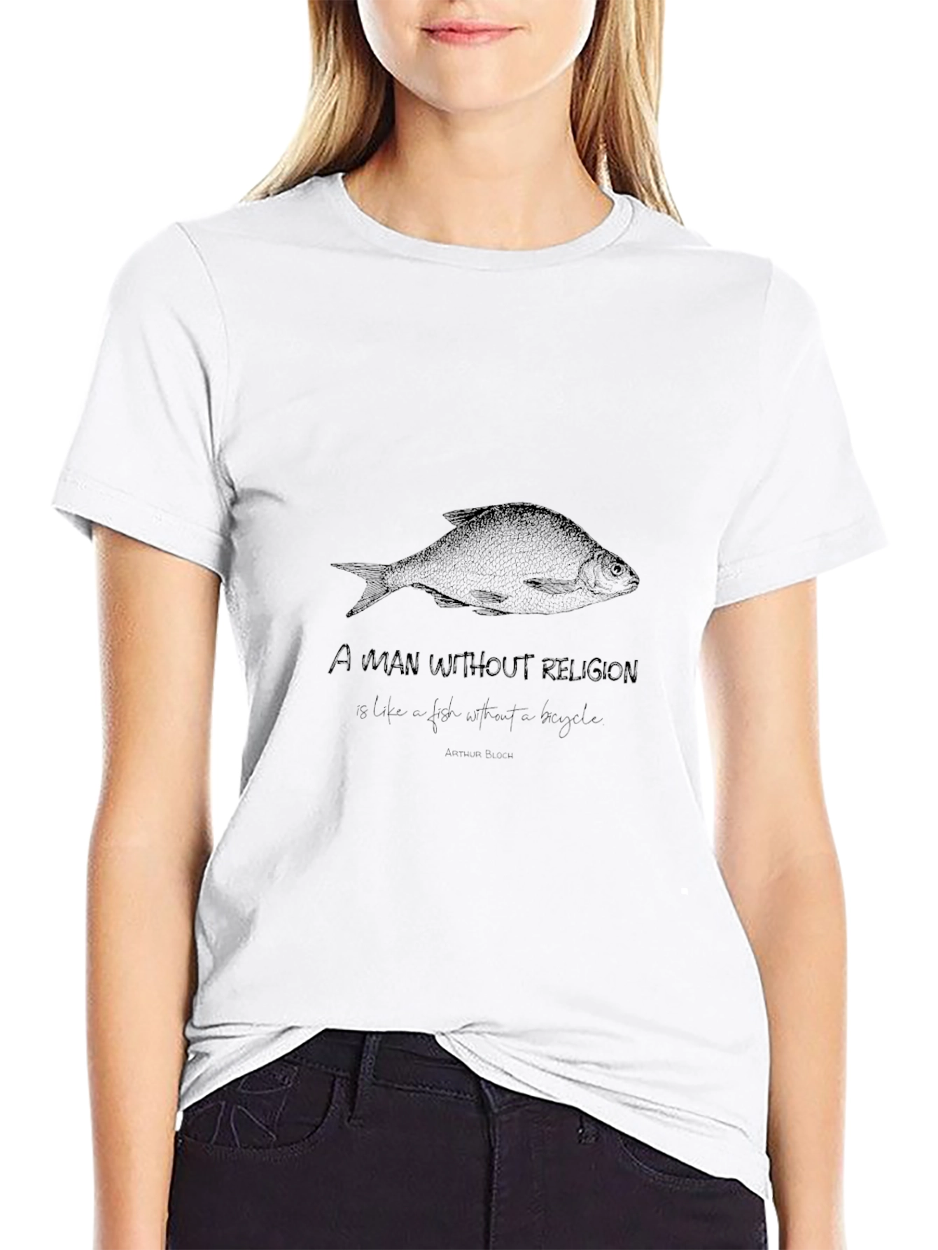 A Man Without Religion Black T-Shirt