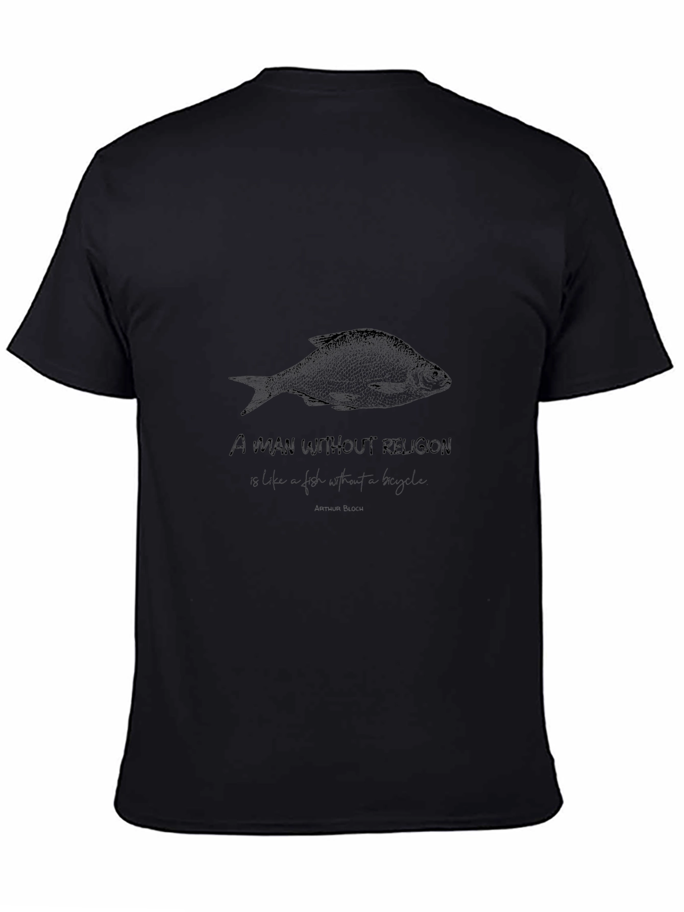 A Man Without Religion Black T-Shirt