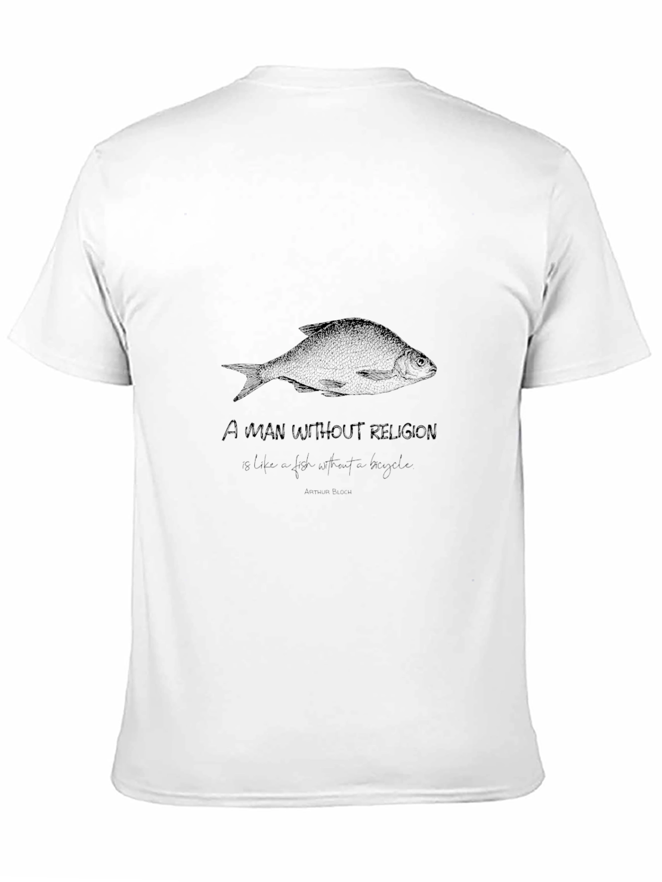 A Man Without Religion Black T-Shirt