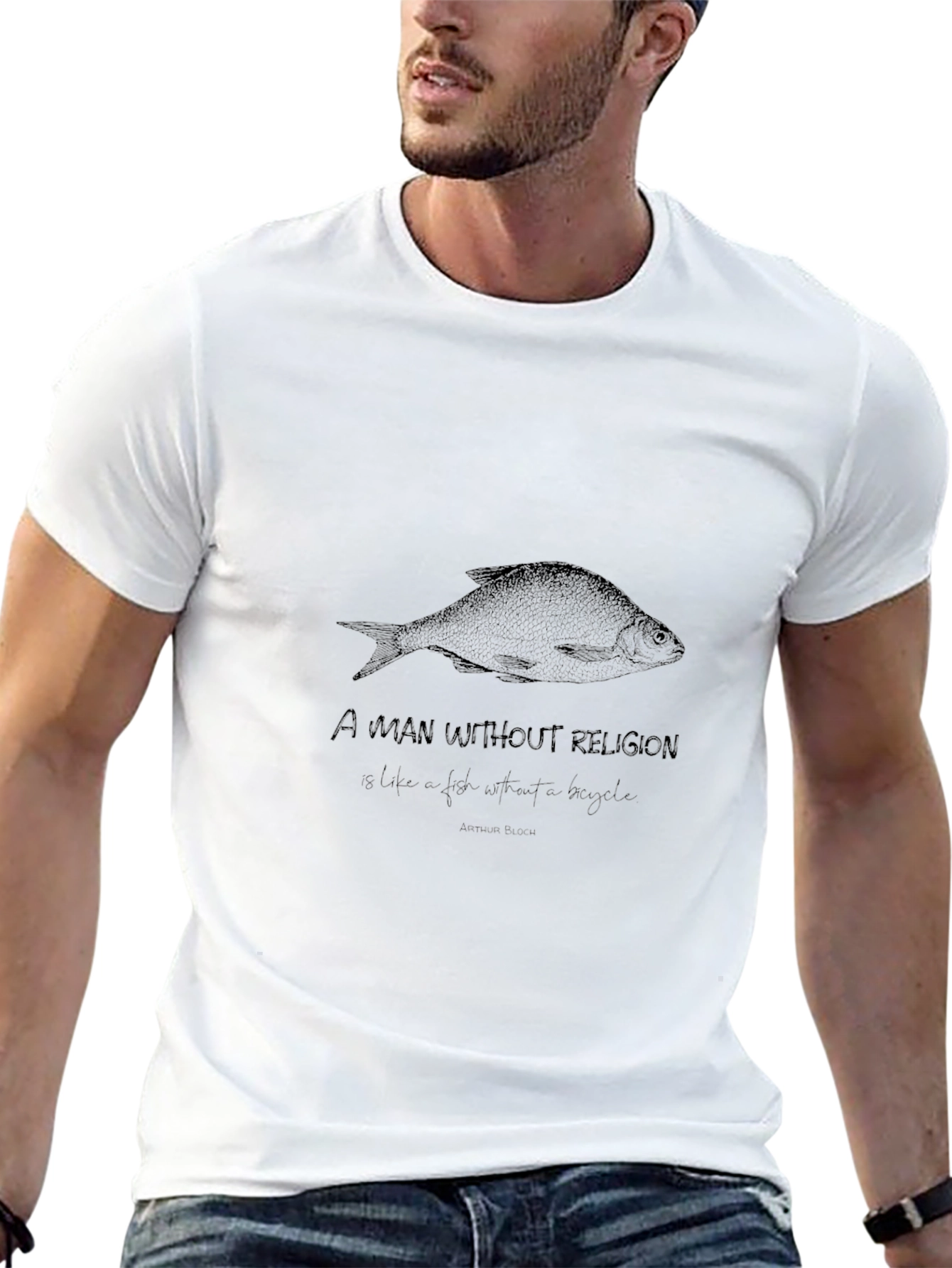 A Man Without Religion Black T-Shirt