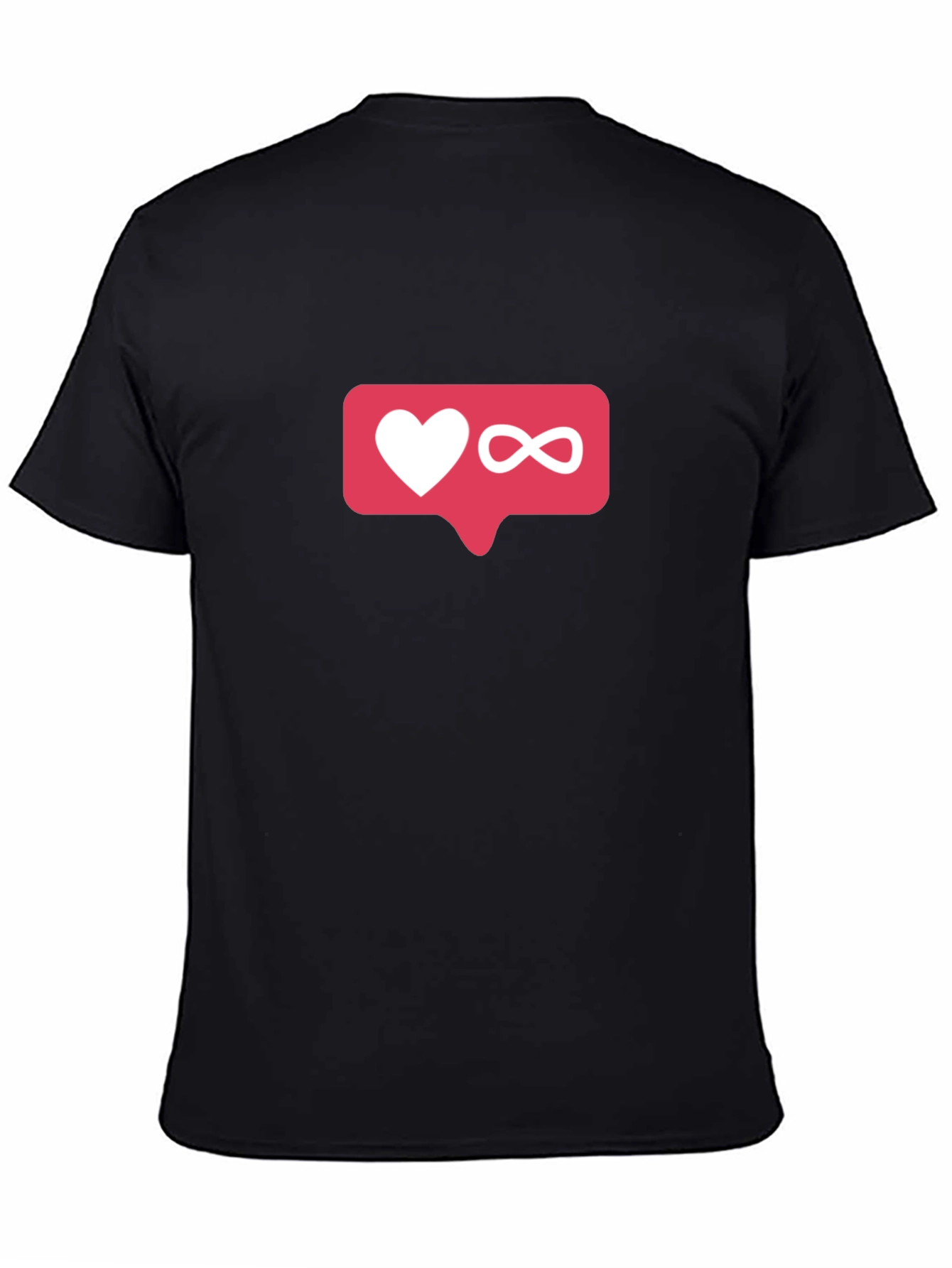 Love Infinity Graphic T-Shirt - Trendy Black Tee