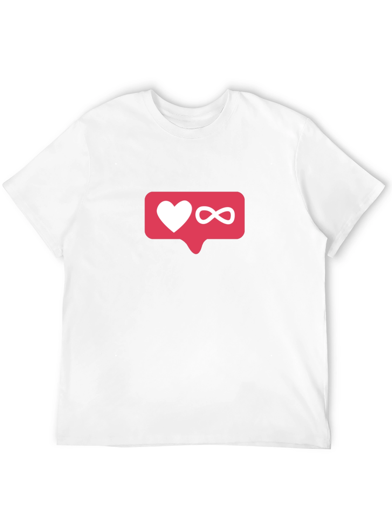 Love Infinity Graphic T-Shirt - Trendy Black Tee