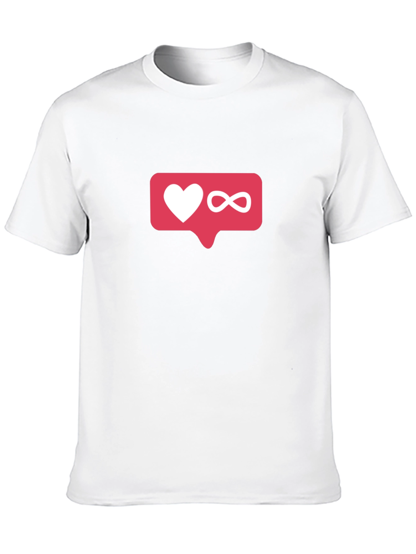 Love Infinity Graphic T-Shirt - Trendy Black Tee