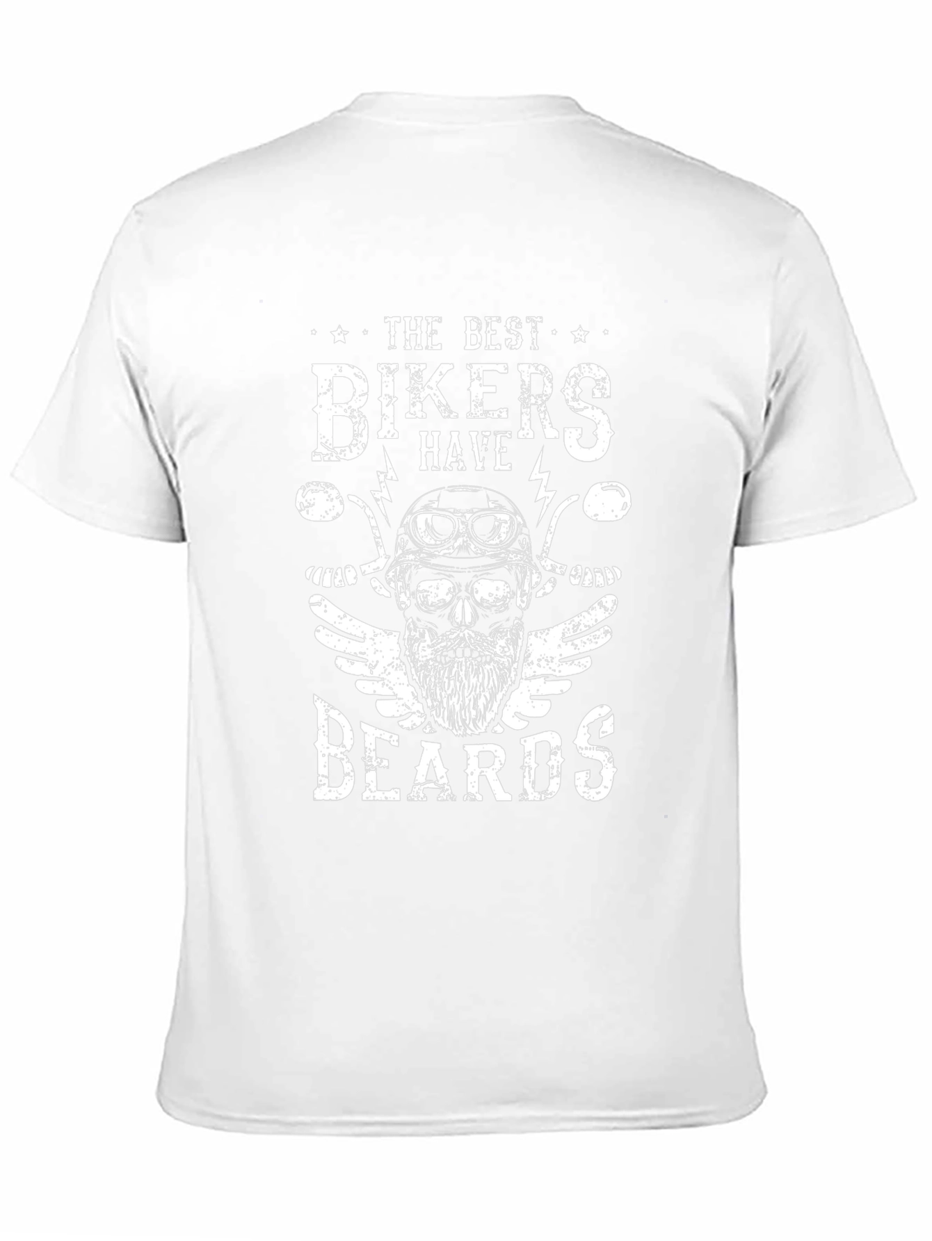 The Best Bikers Have Beards Black T-Shirt