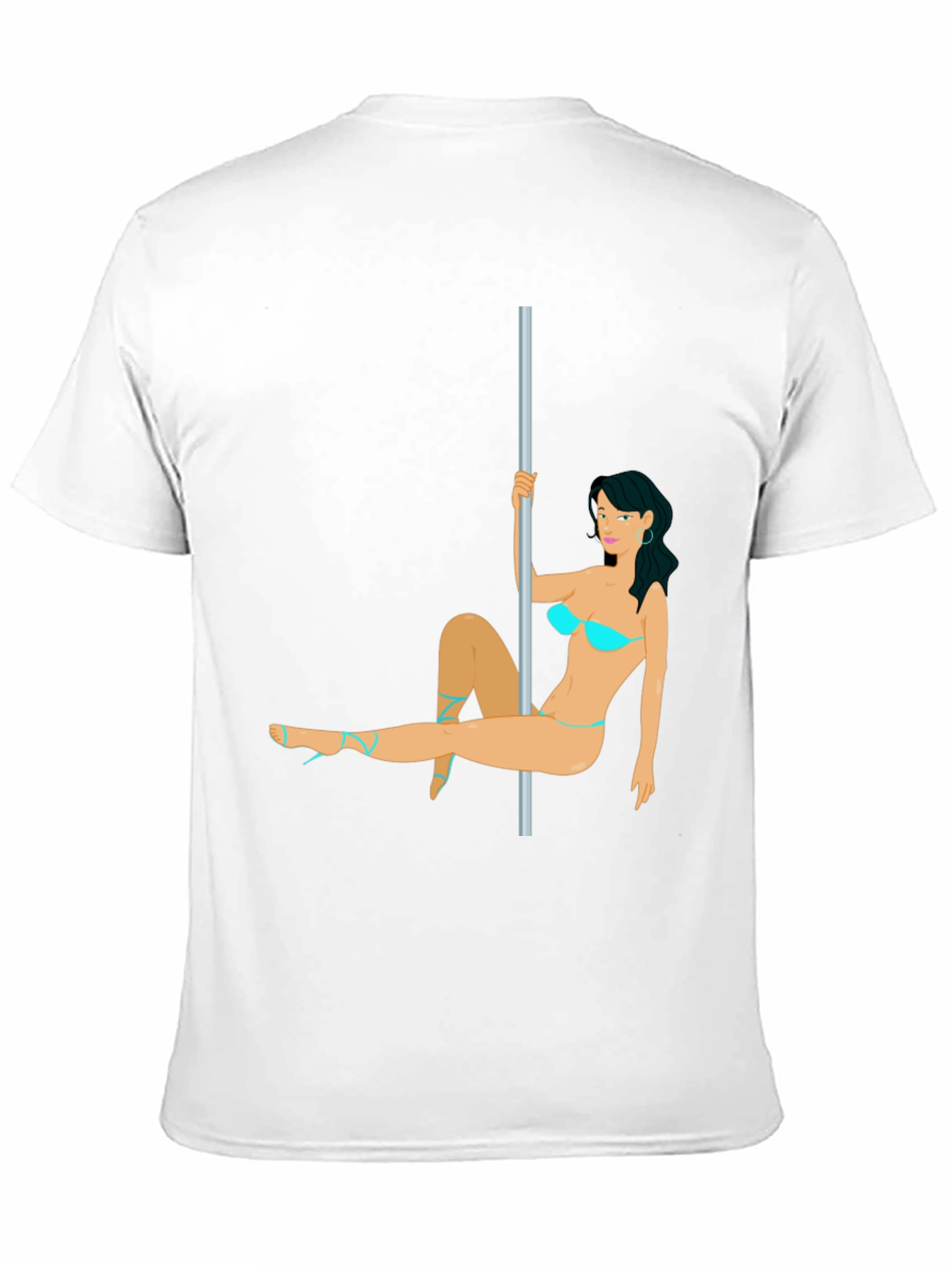 Novelty Pole Dancer T-Shirt - Funny Graphic Tee