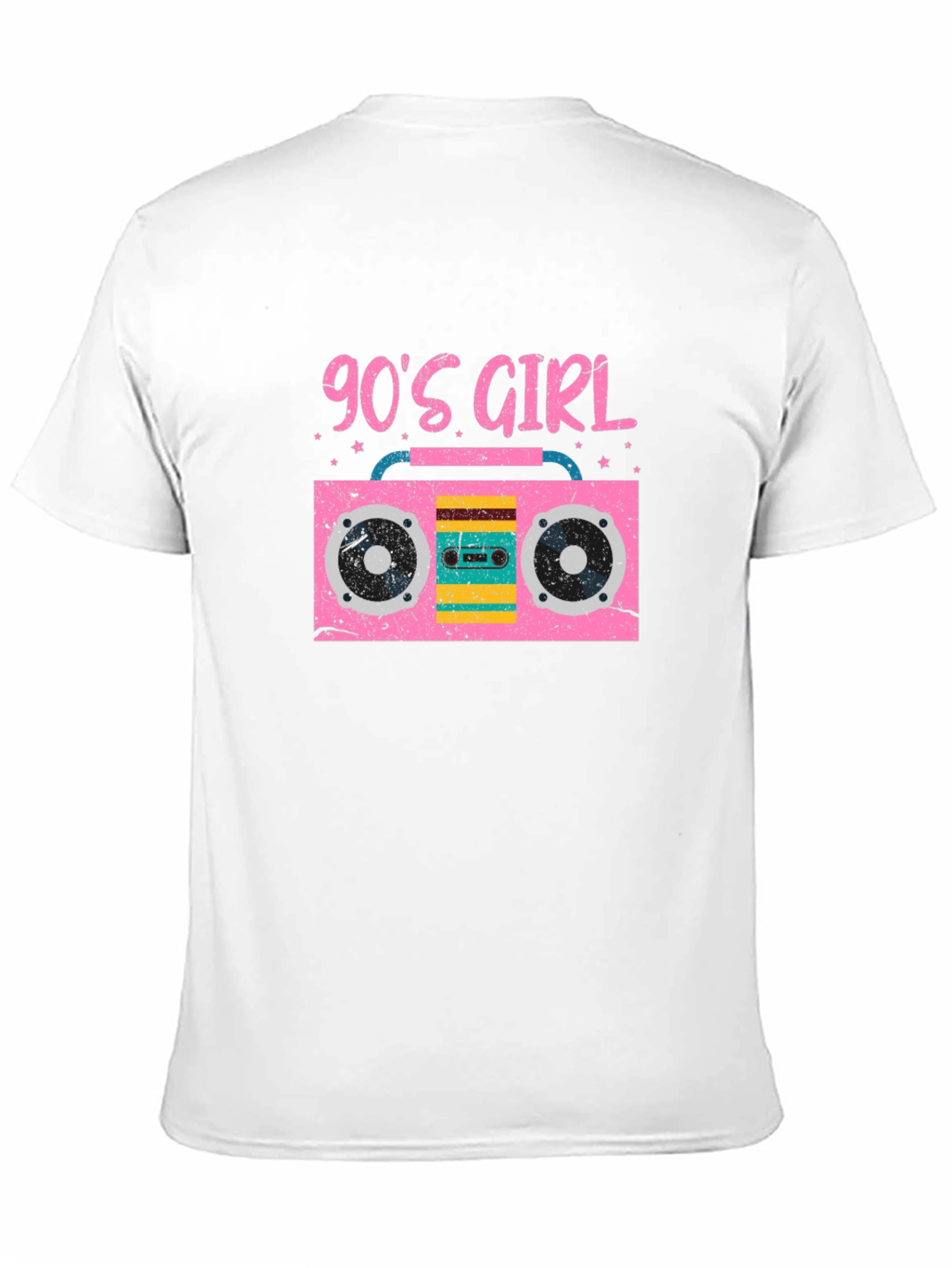 90s Girl Boombox Graphic T-Shirt