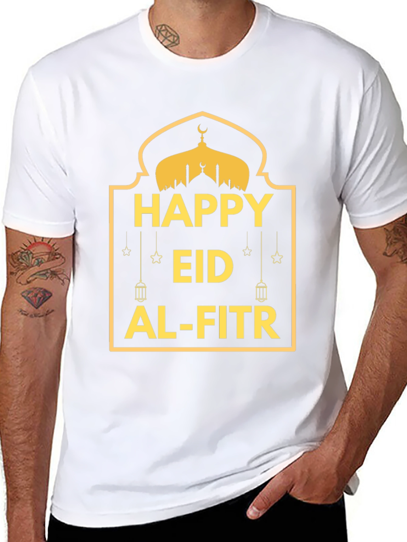 Happy Eid Al-Fitr T-Shirt - Festive Celebration Tee