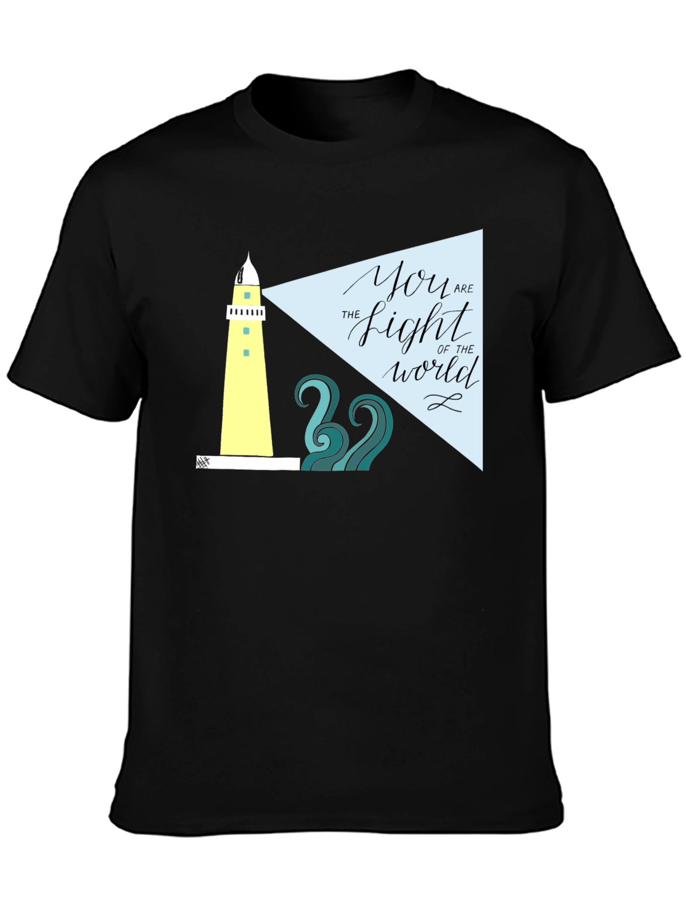 Lighthouse Graphic Tee - You Are The Light T-Shirt