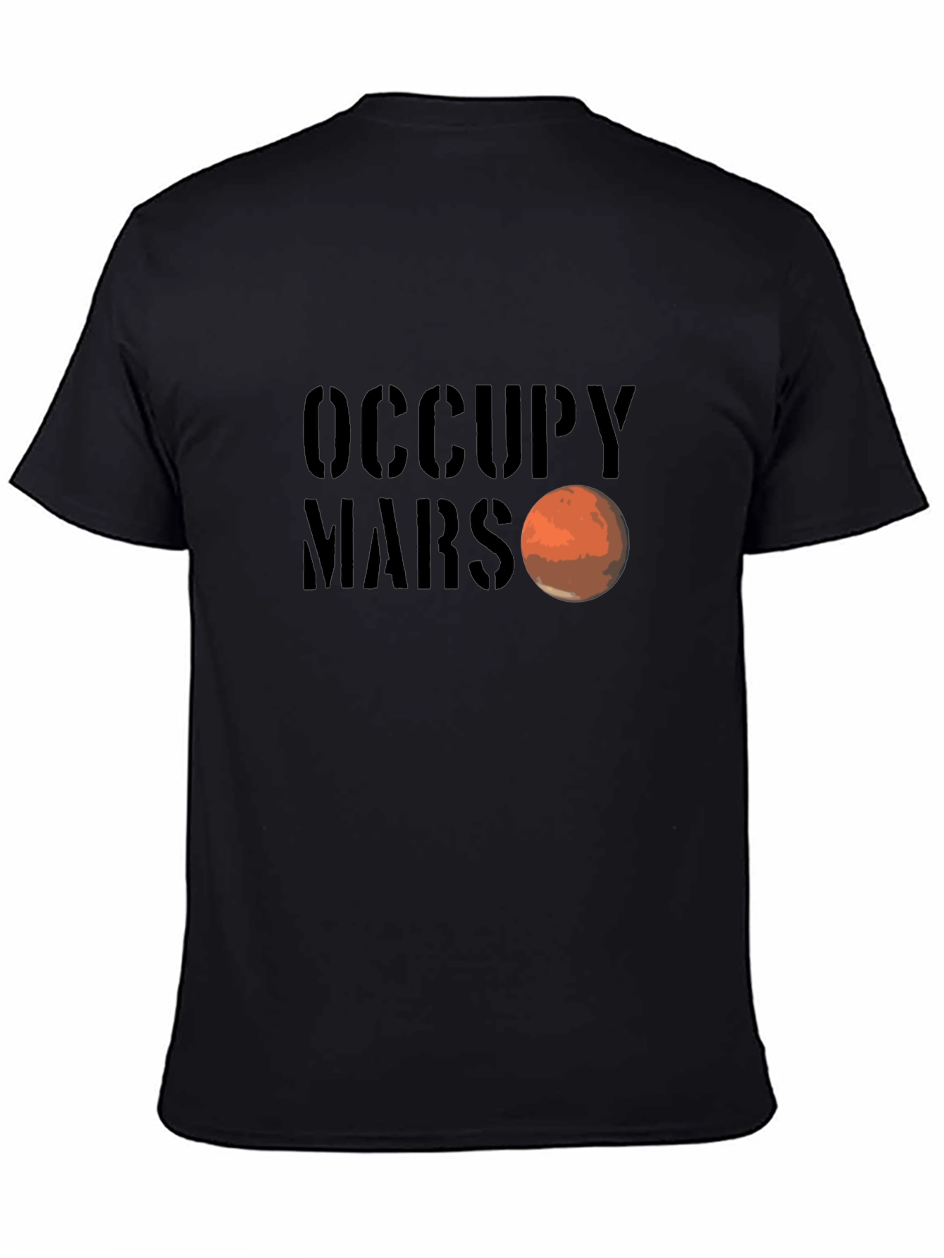 Occupy Mars Graphic Tee - Space Exploration T-Shirt
