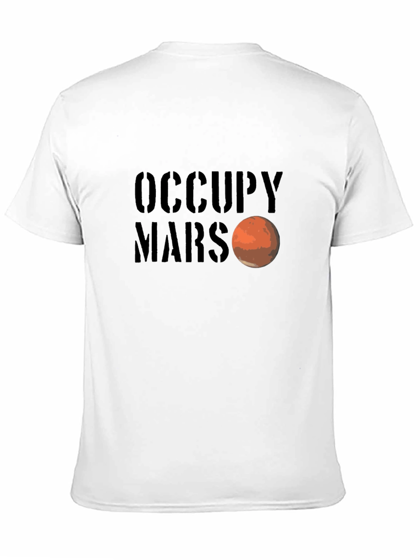Occupy Mars Graphic Tee - Space Exploration T-Shirt
